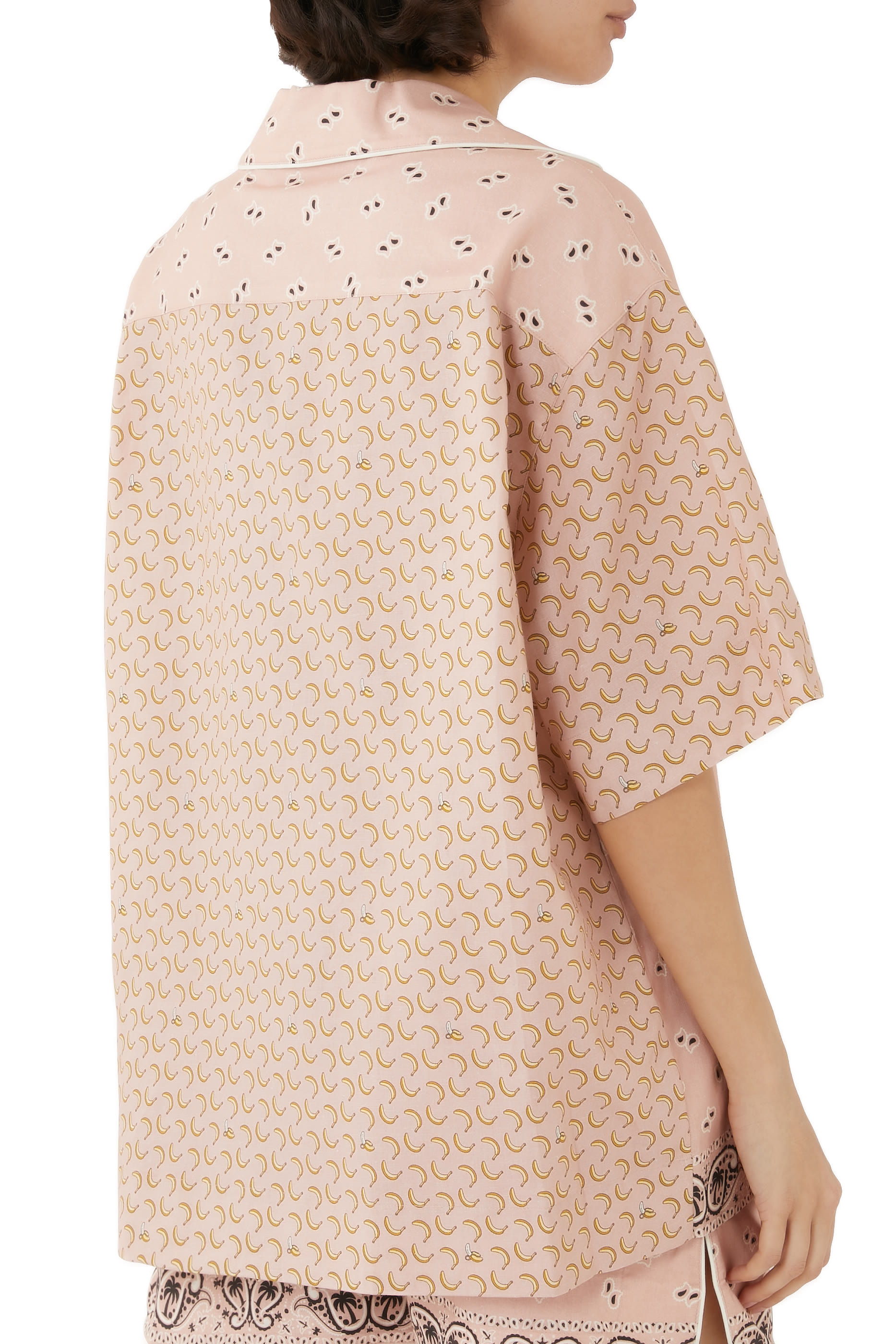 قميص بولينج بنقشة بيزلي