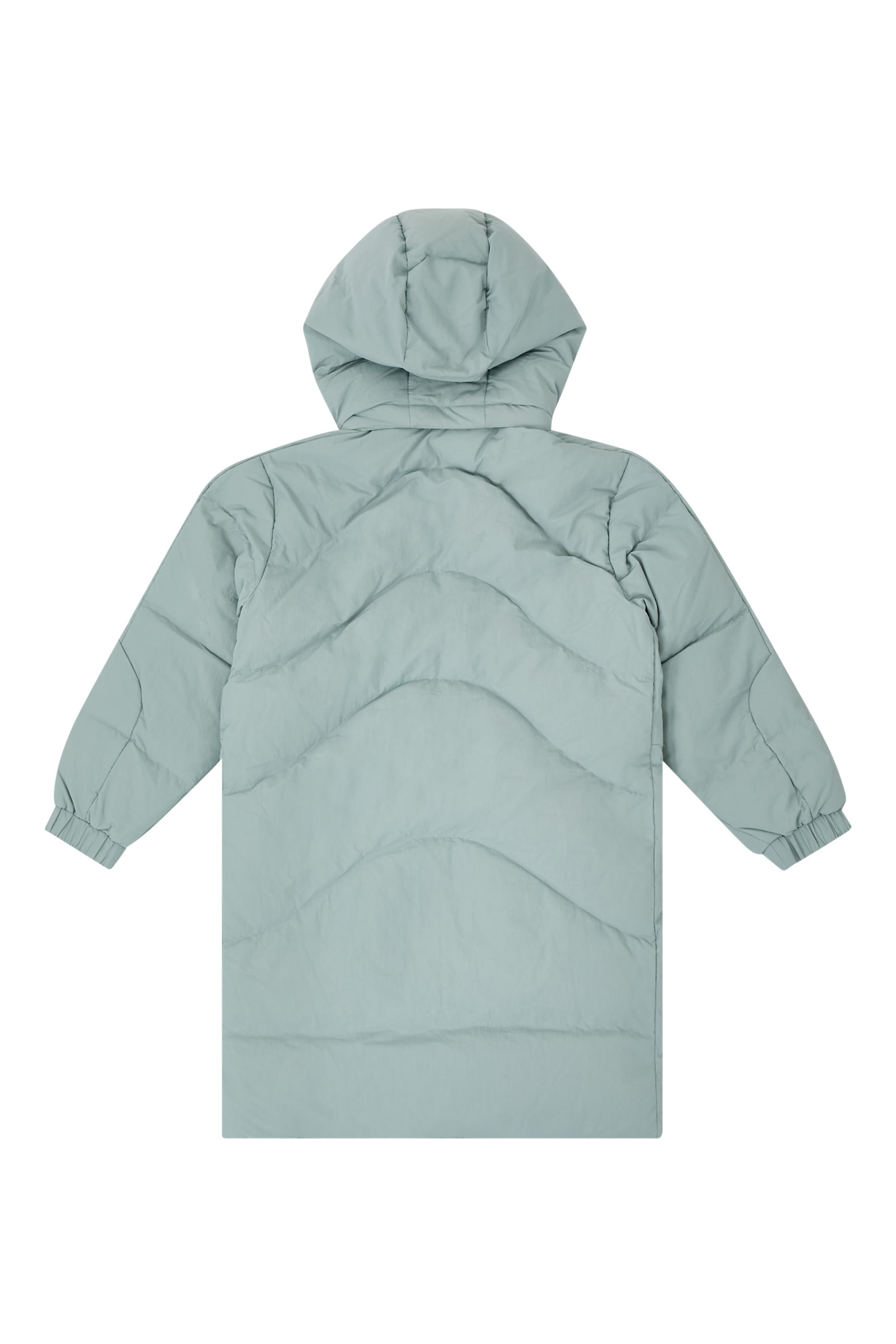 جاكيت بغطاء رأس ورقعة شعار الماركة للأطفال بحجم كبير للأطفال