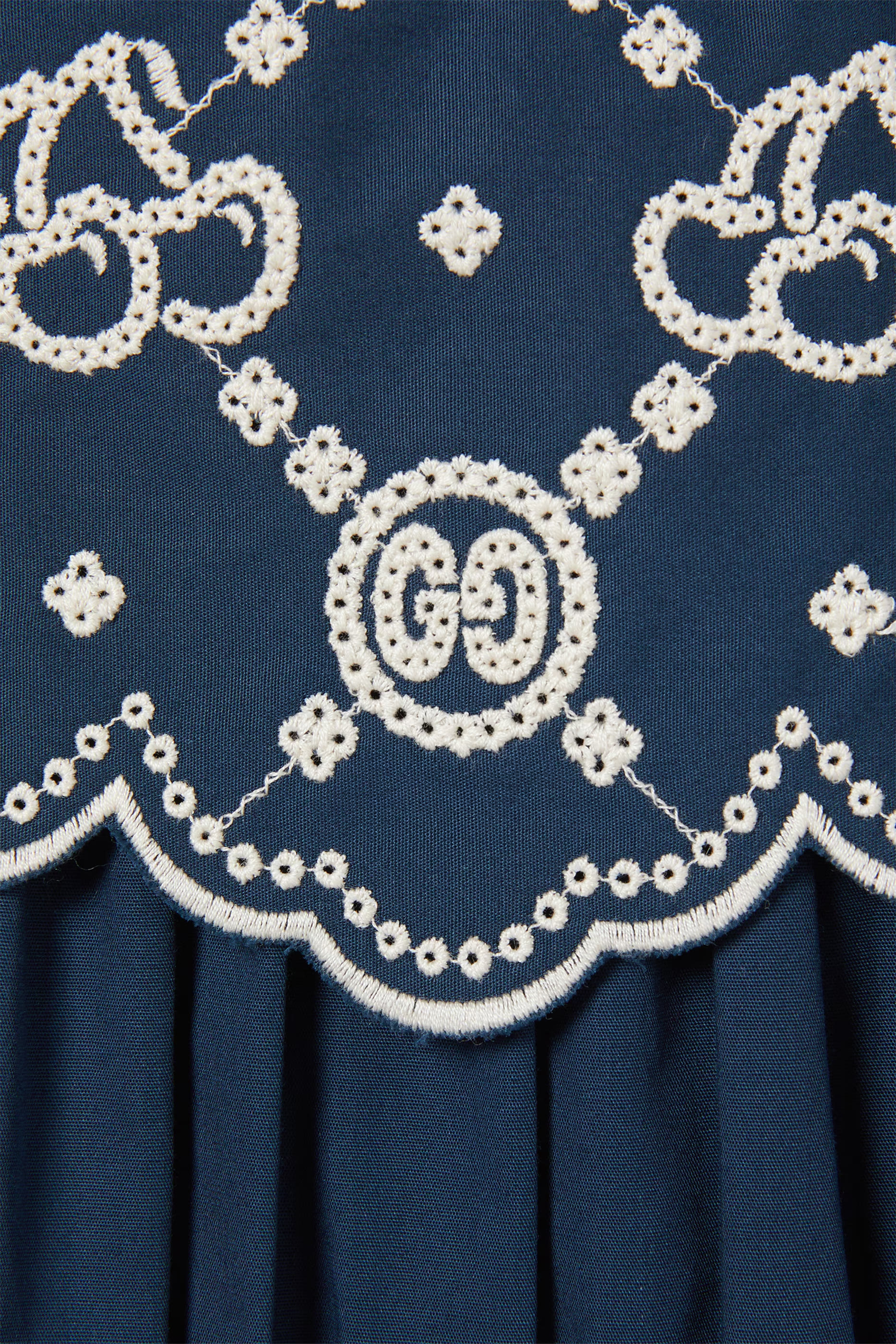 فستان قطن مطرز للرضع