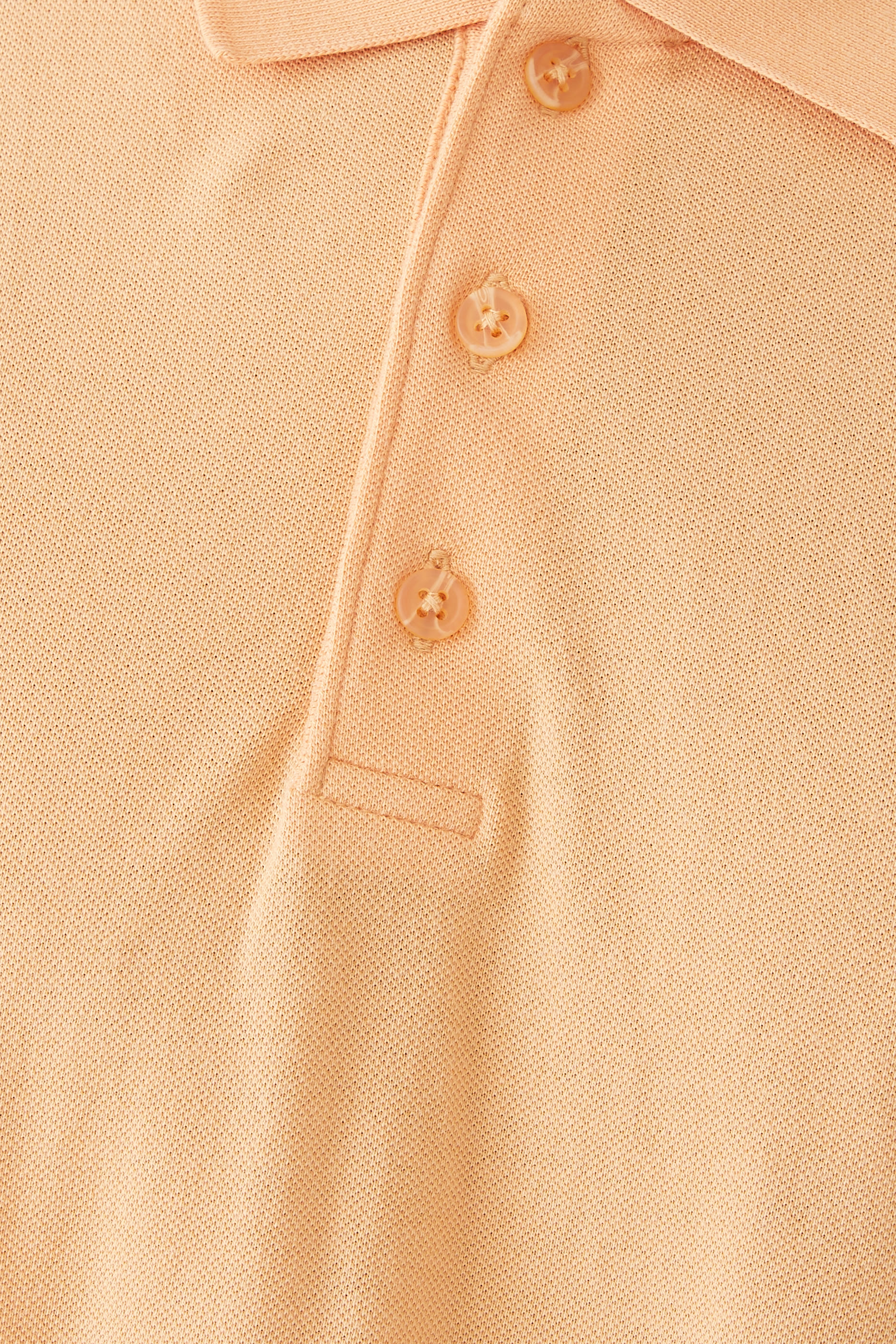 قميص بولو بأكمام قصيرة قماش بيكيه