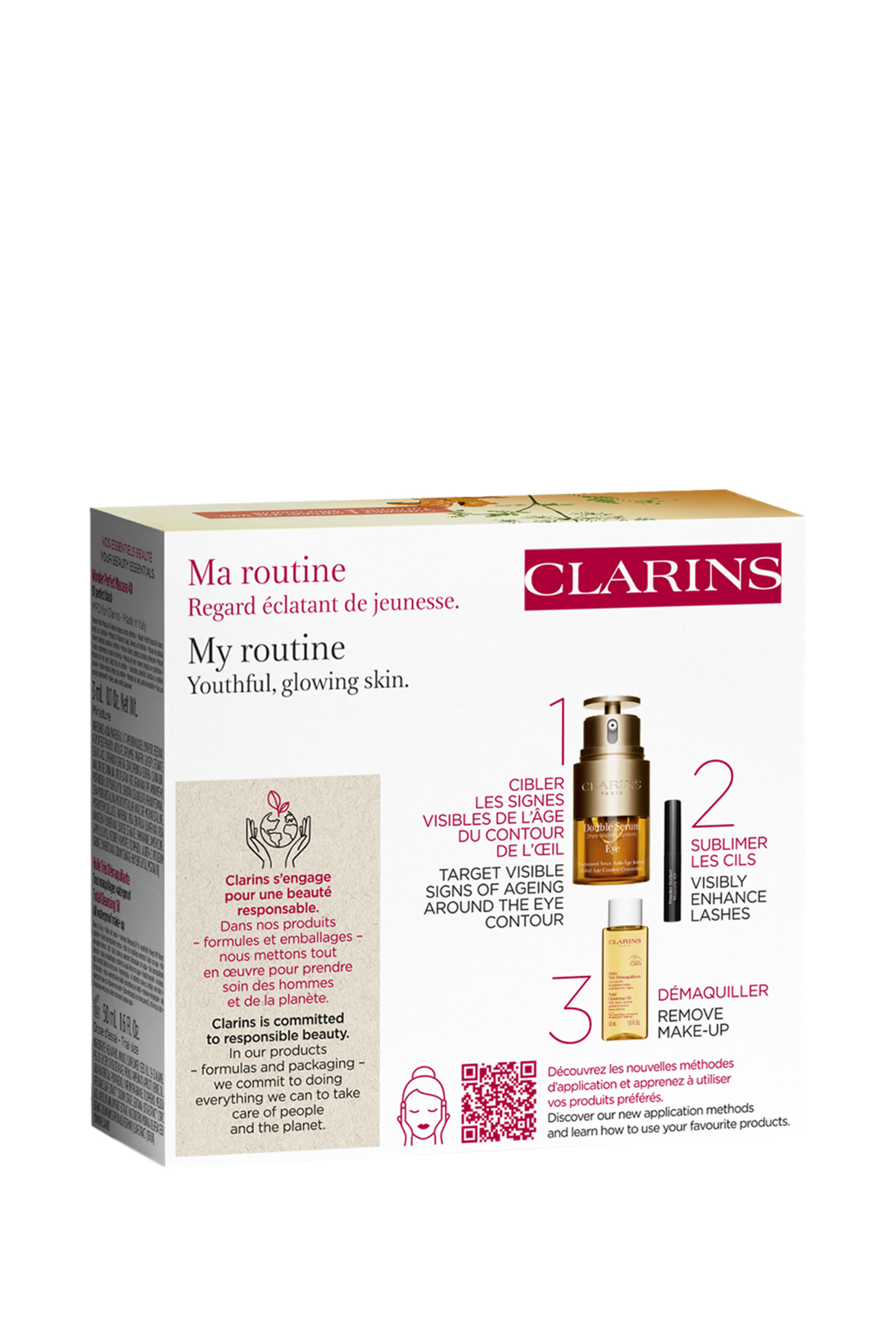 مجموعة عناية سيروم عيون مزدوج