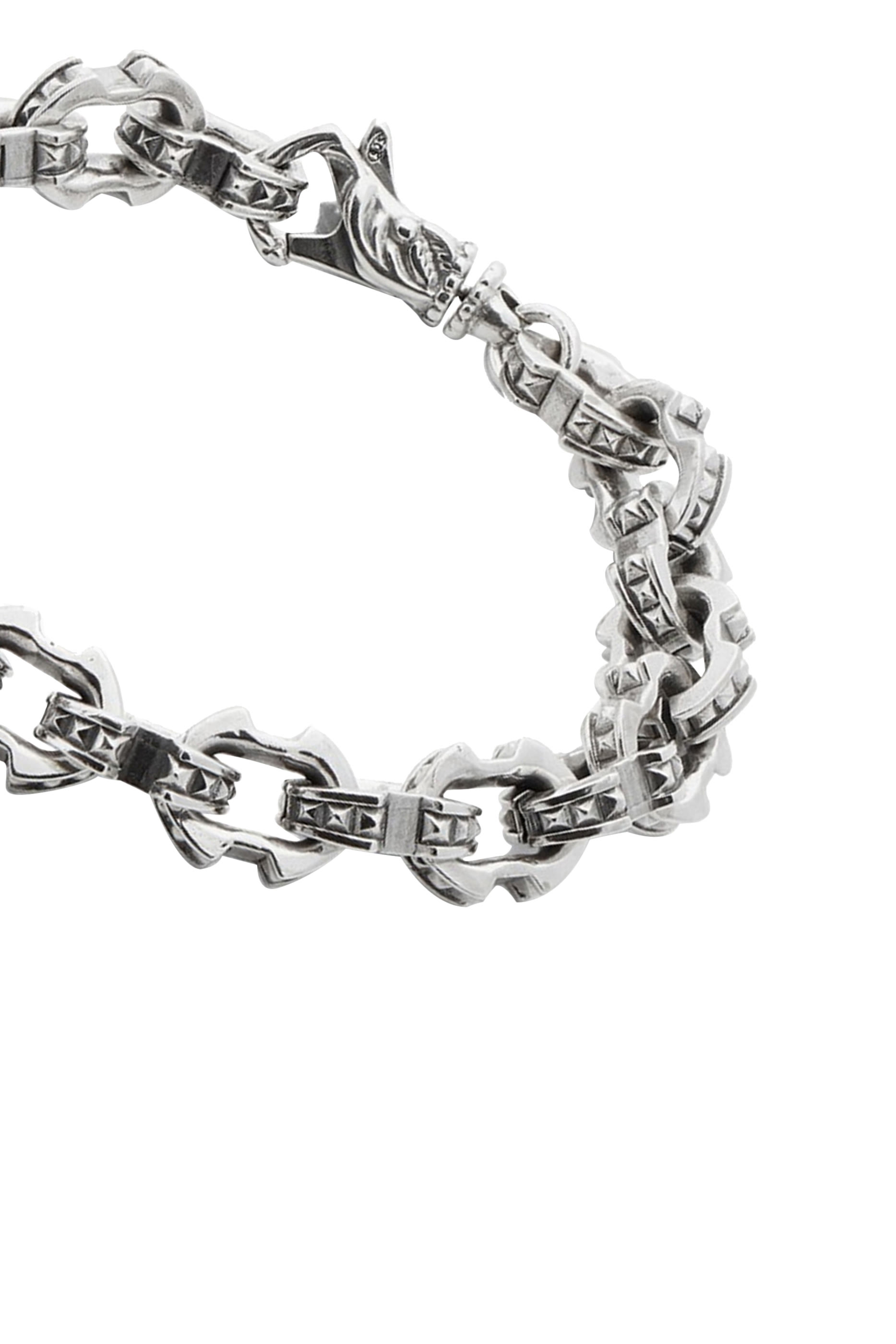 Studded Chain Bracelet, Sterling Silver