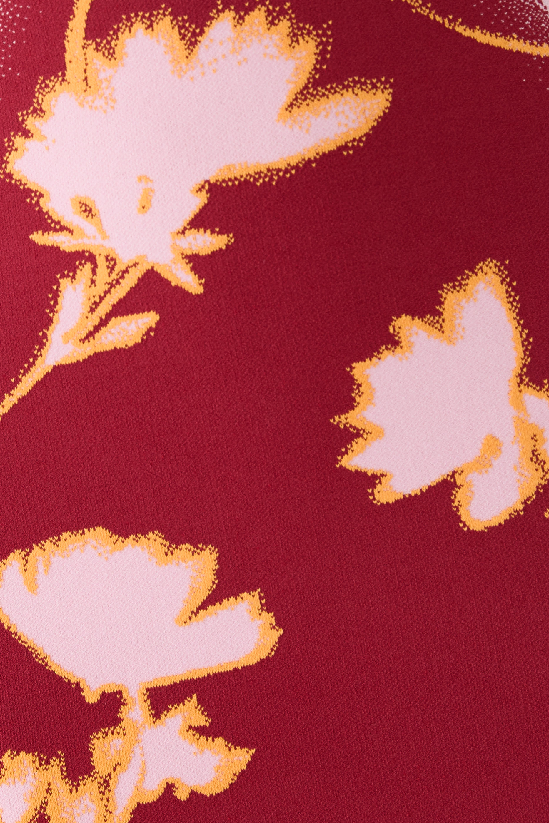 فستان ليندون قصير بتصميم متموج