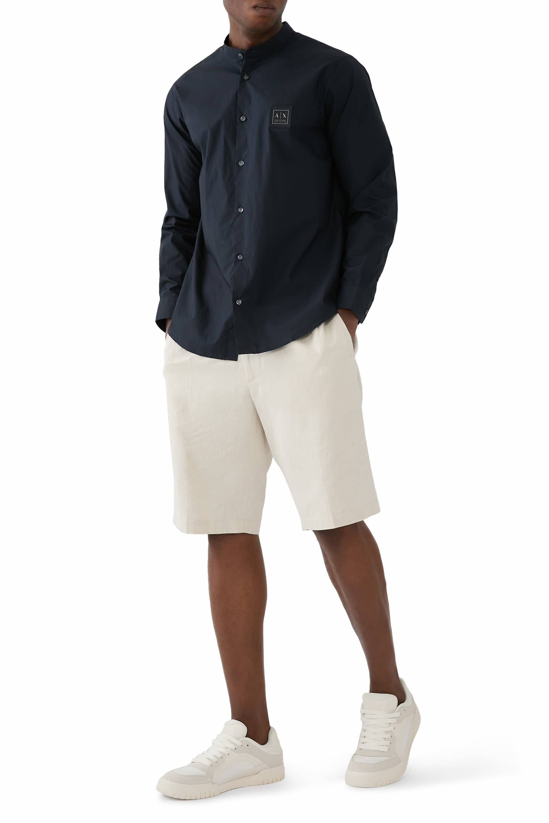 قميص تيسوتو بأكمام طويلة بشعار الماركة