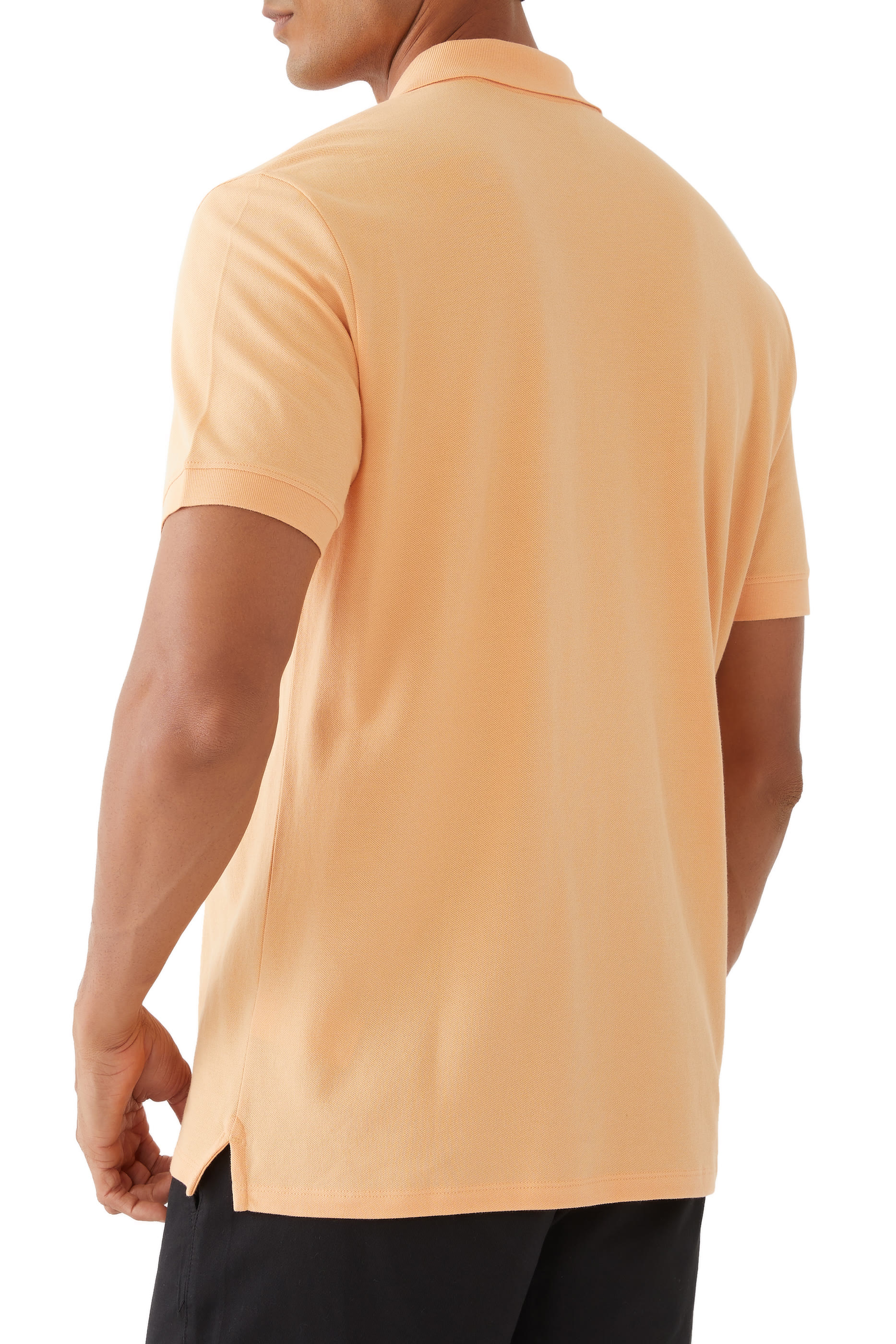 قميص بولو بأكمام قصيرة قماش بيكيه