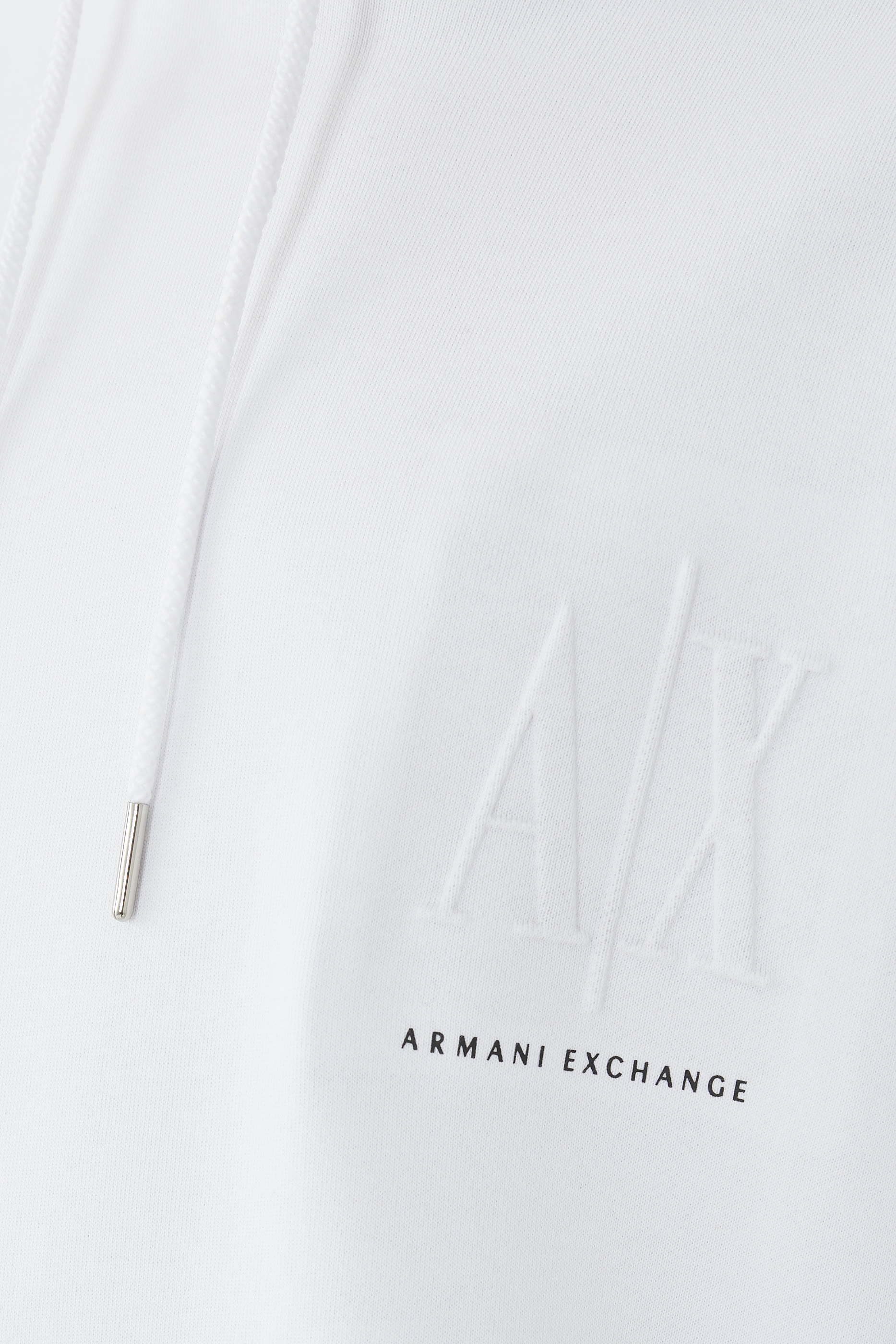 كنزة ايكون بغطاء رأس وشعار الماركة