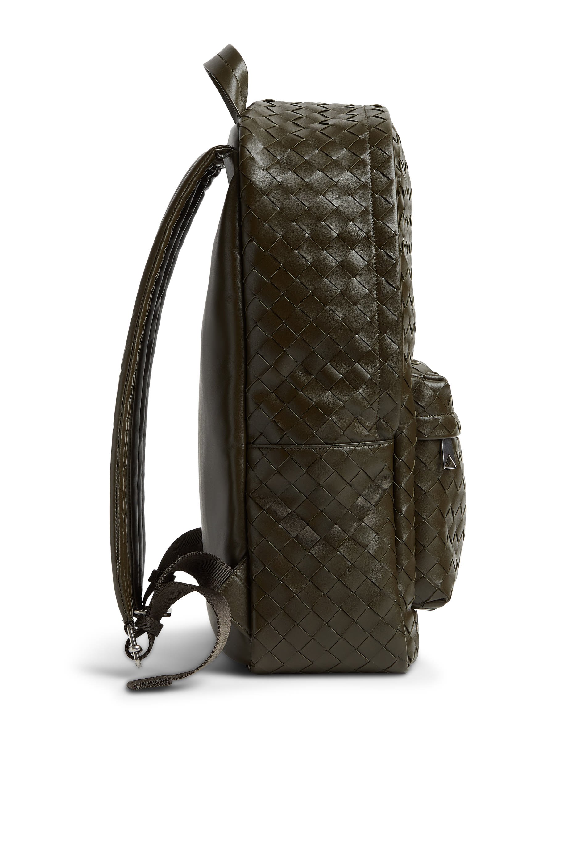 حقيبة ظهر متوسطة بتصميم مجدول