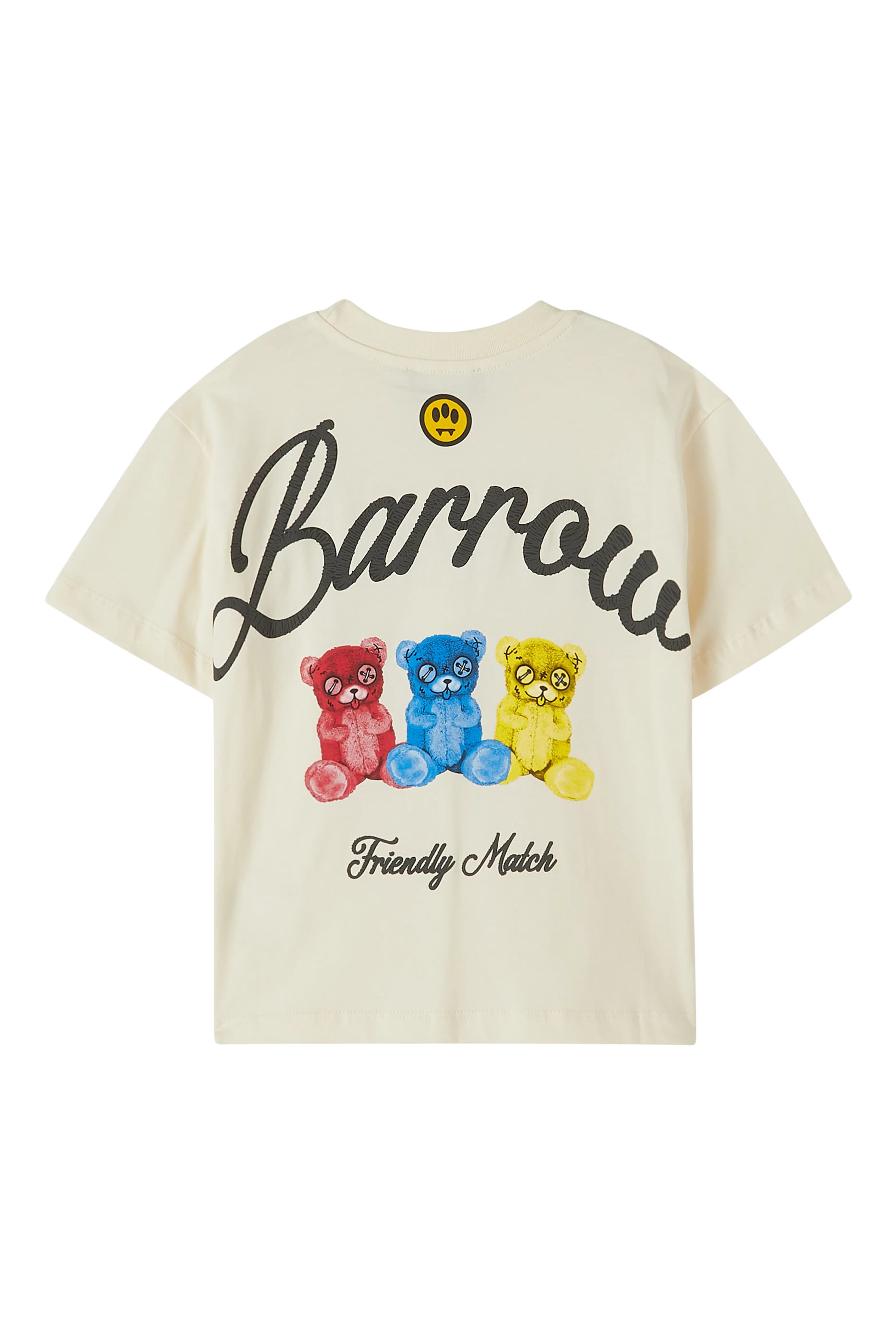 تيشيرت بشعار الماركة قطن للأطفال