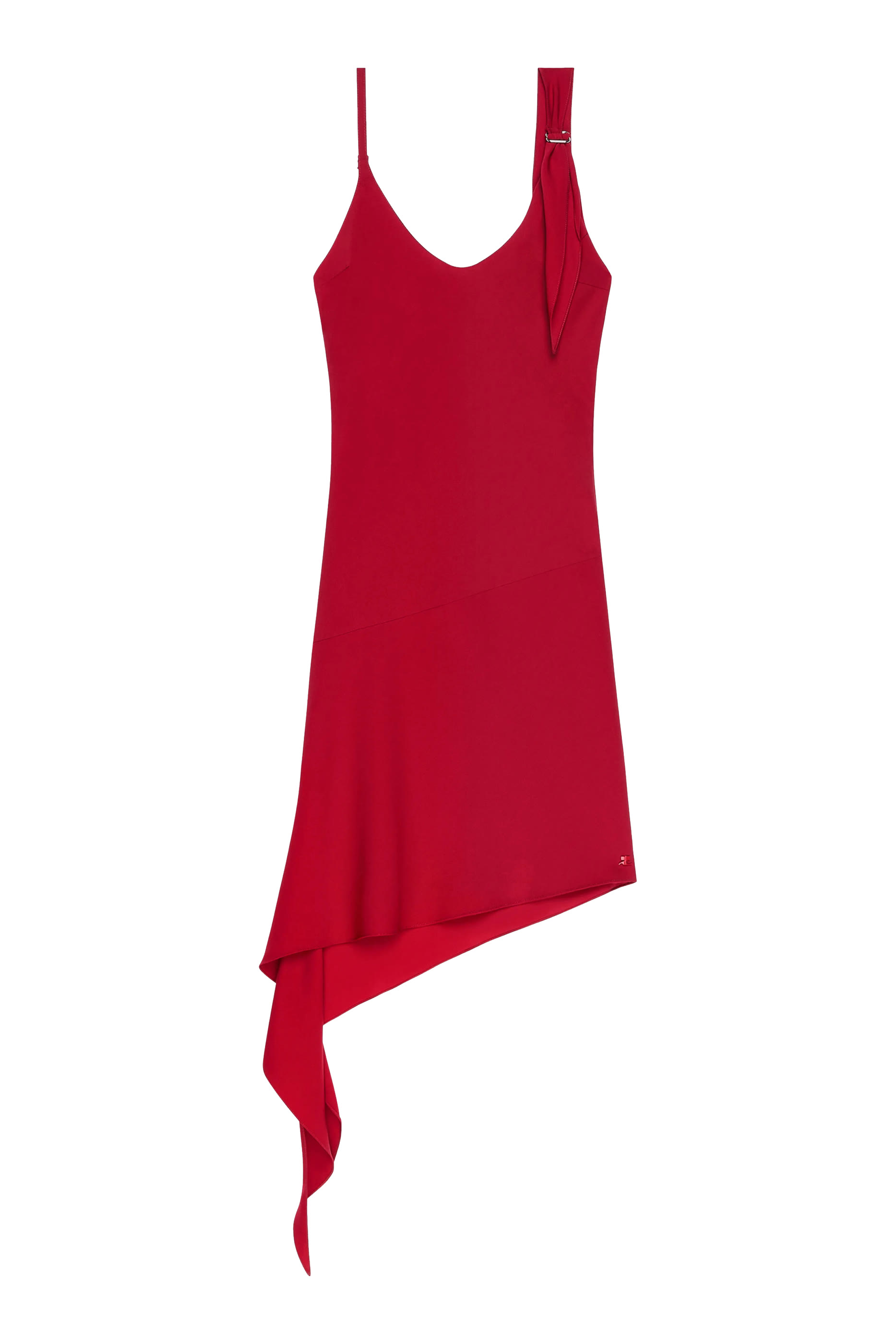 فستان بتفاصيل بتصميم وشاح