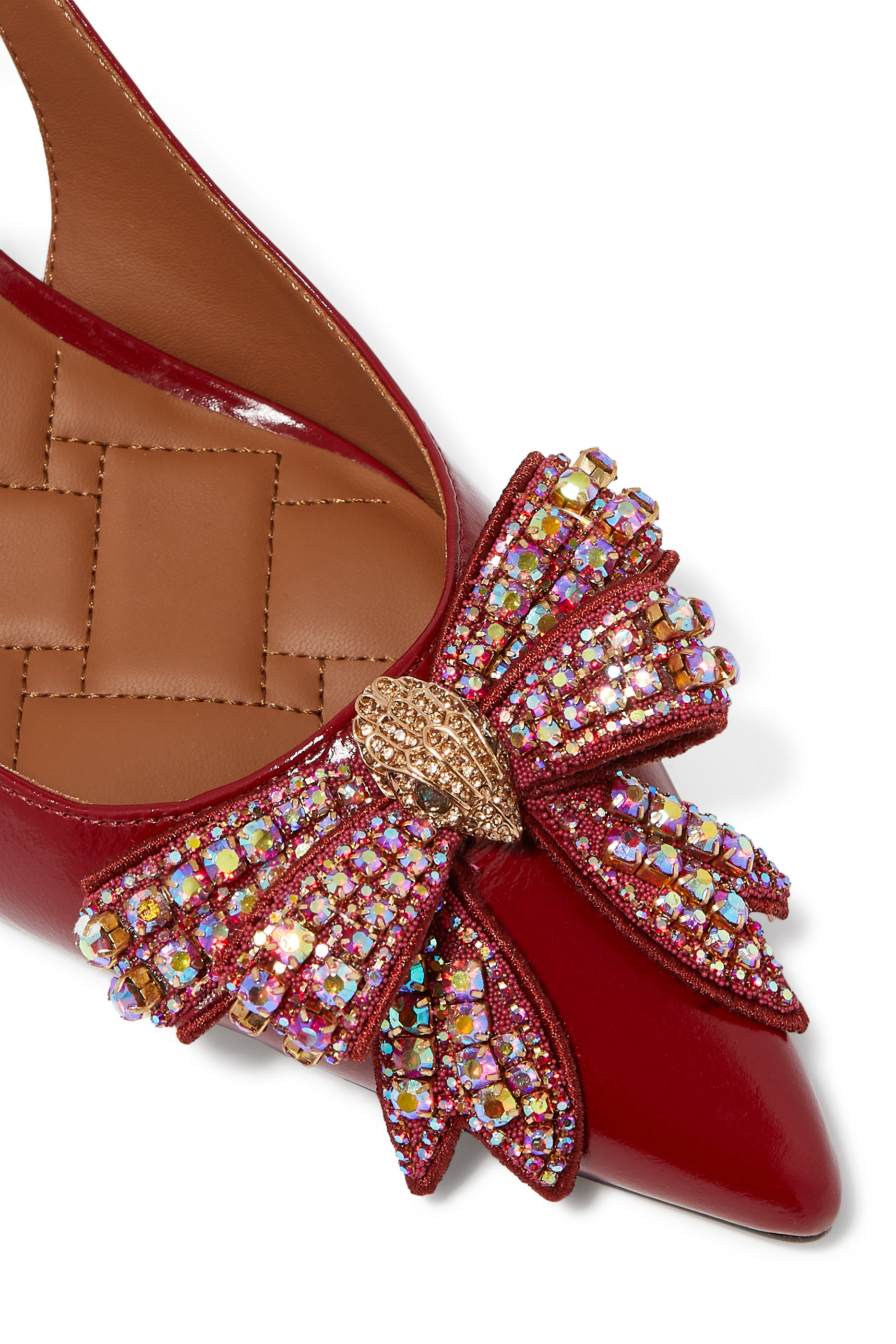 حذاء بيلغرافيا 65 مزين بفيونكة بسير خلفي