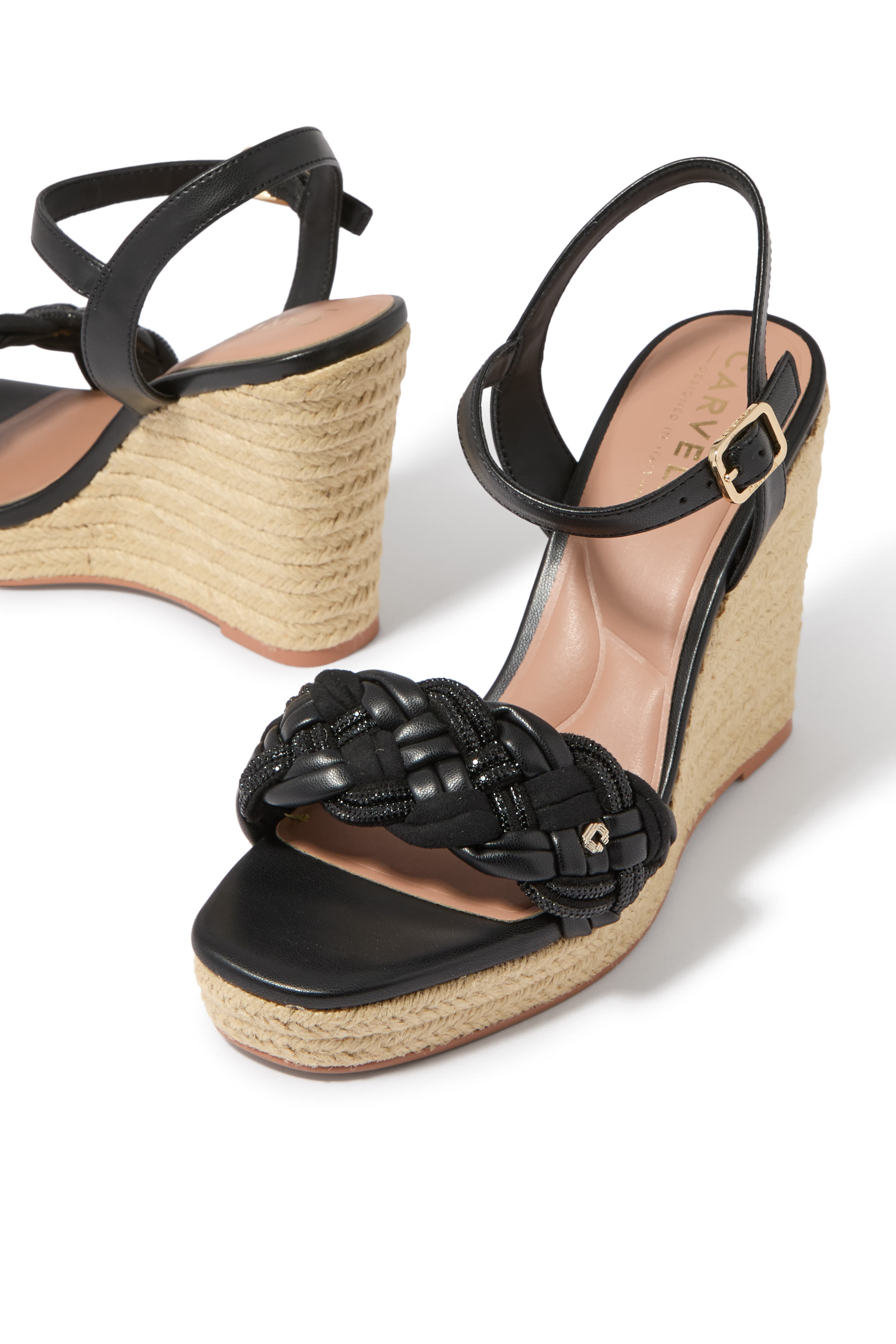 صندل كارفيلا مايلا 105 بكعب ويدج