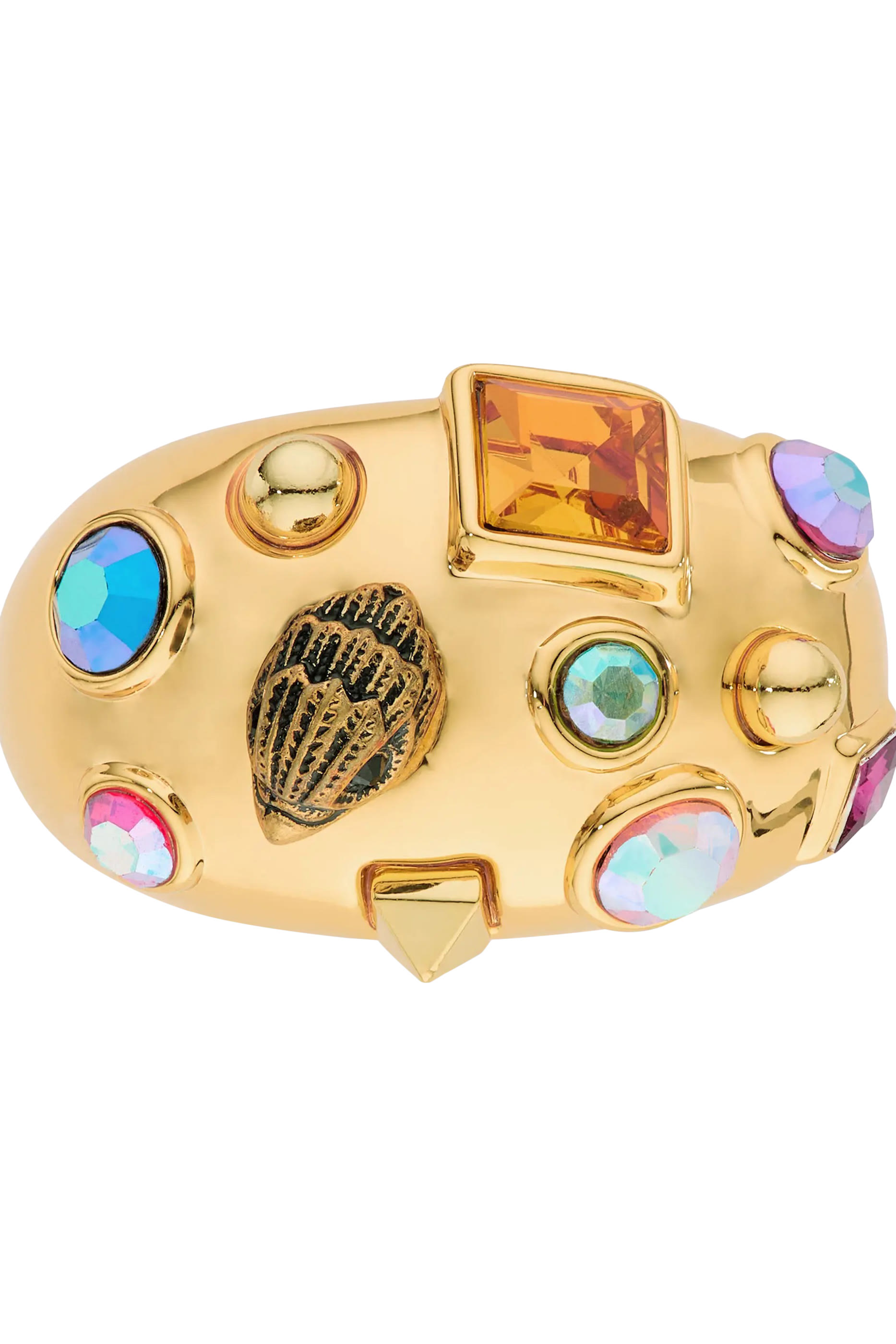 خاتم مرصع بأحجار كريستال مختلفة