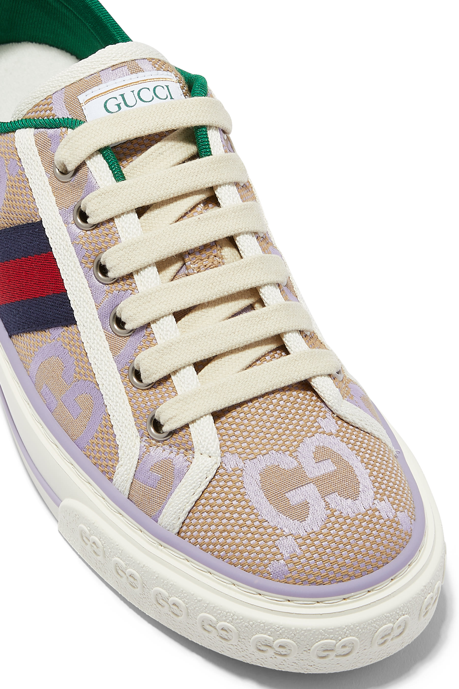 سنيكرز تنس 1977 بنقشة حرفي GG بحجم كبير