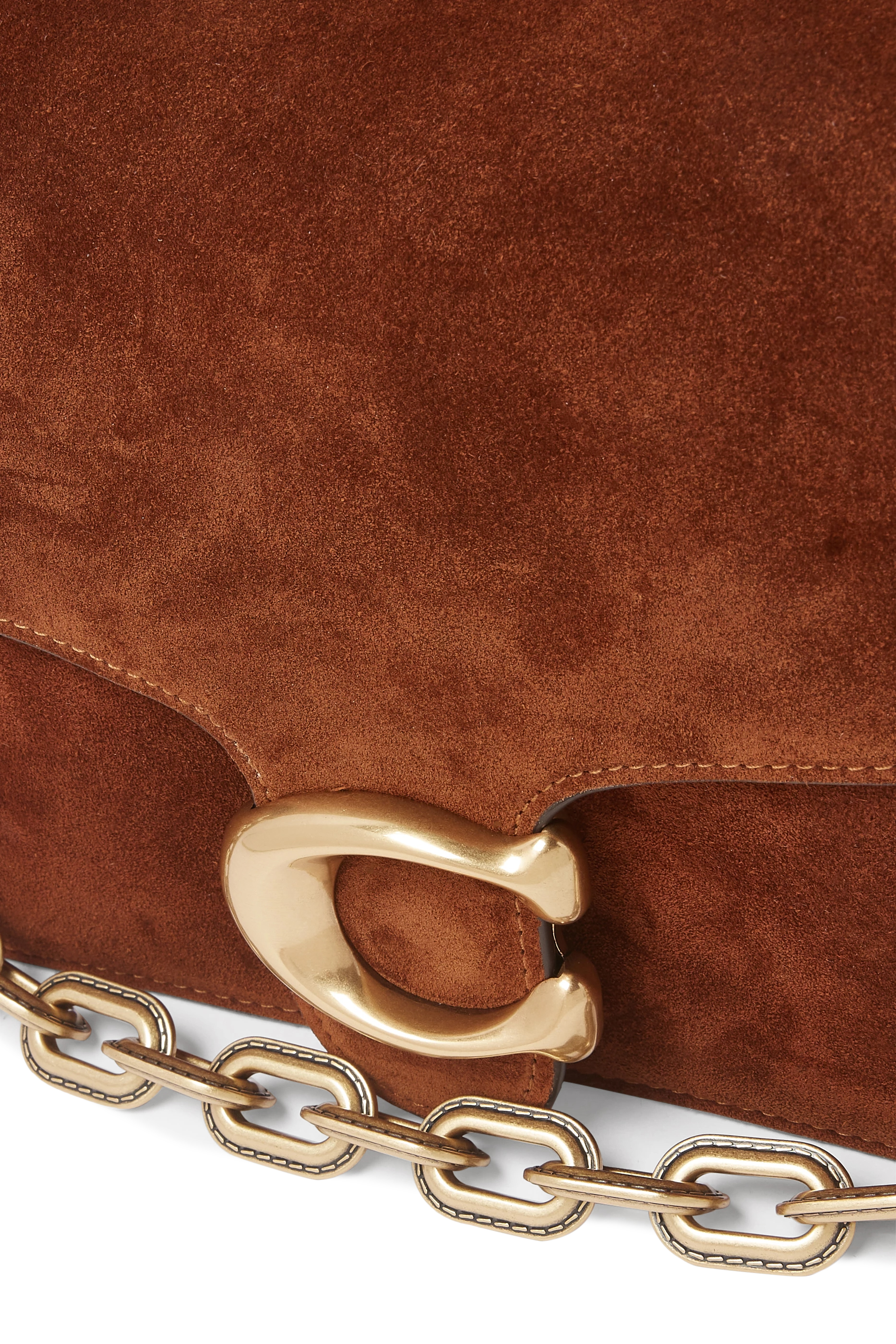 حقيبة كتف تابي بسلسلة