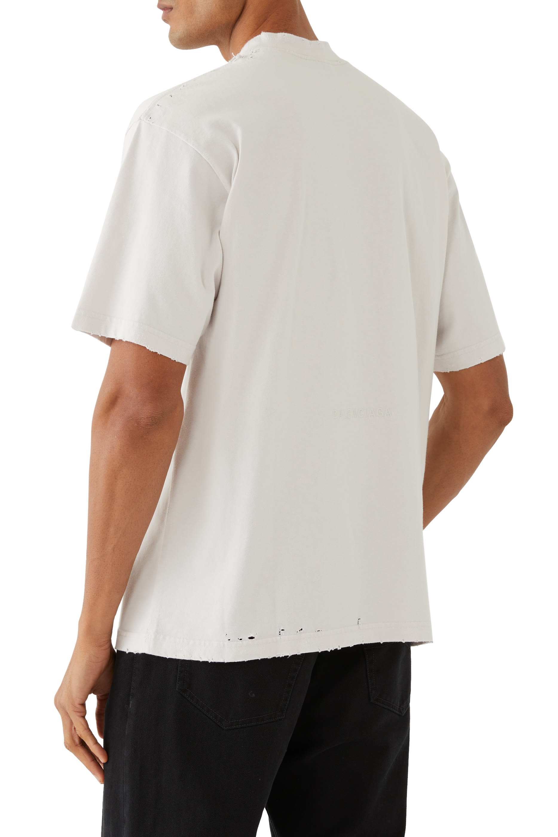 تيشيرت بطبعة باريس وتمثال الحرية قطن