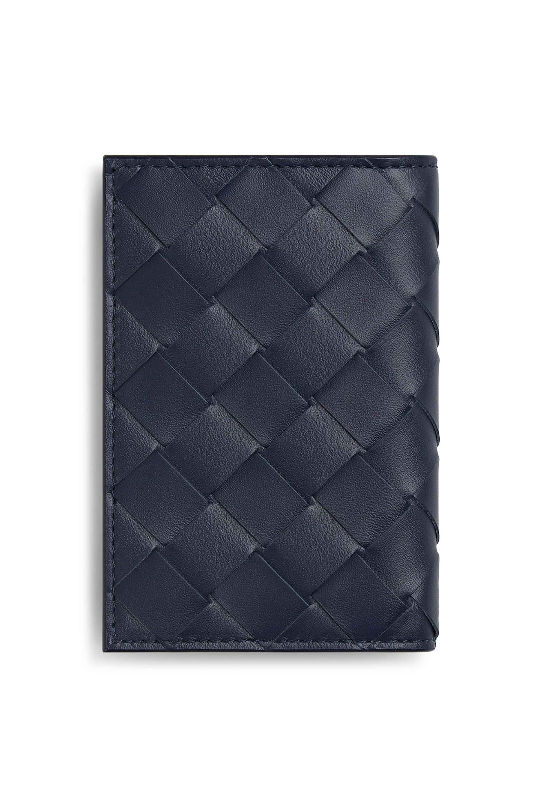 حافظة بطاقات بتصميم مجدول وغطاء قلاب