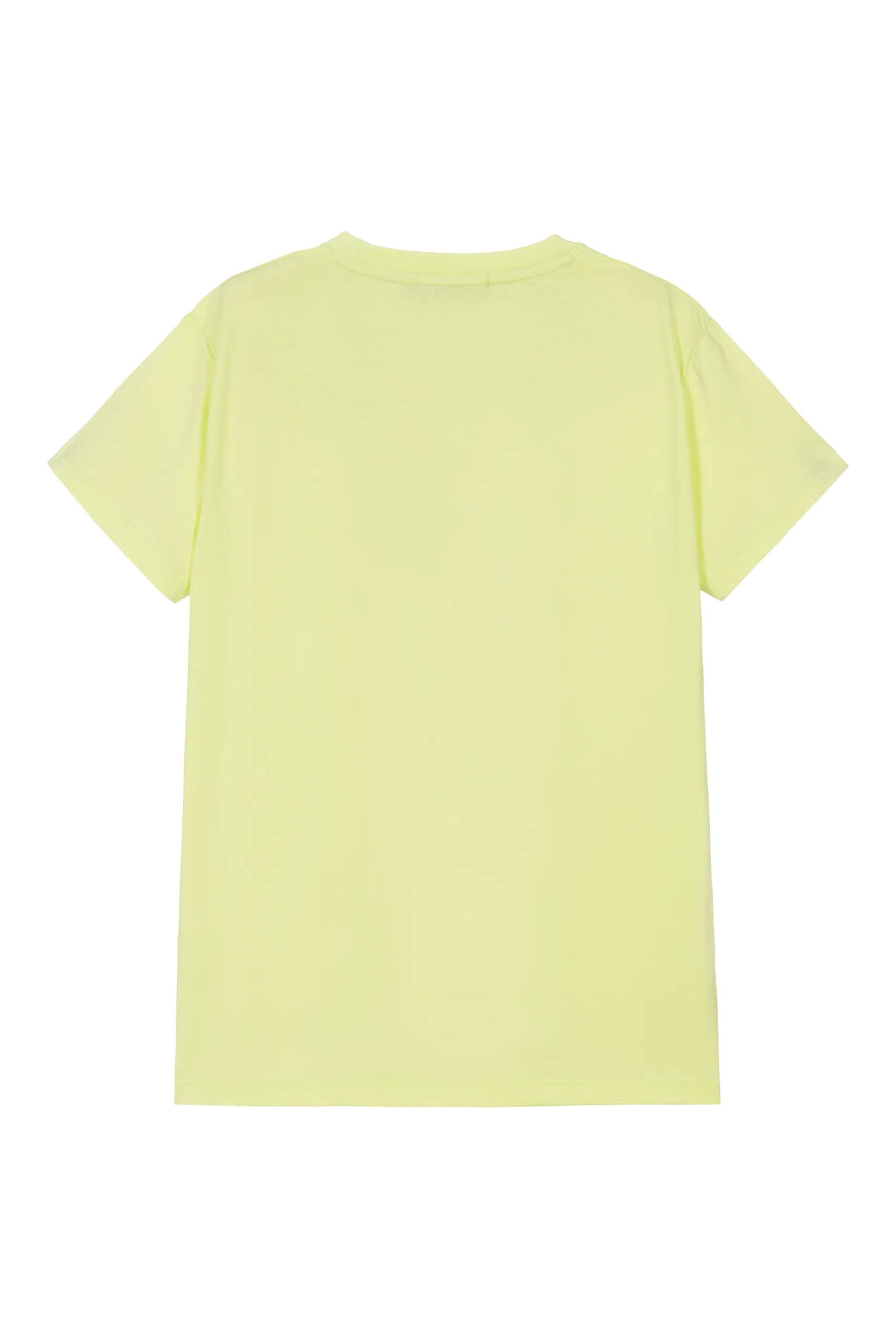 تيشيرت قطن بشعار الماركة للأطفال