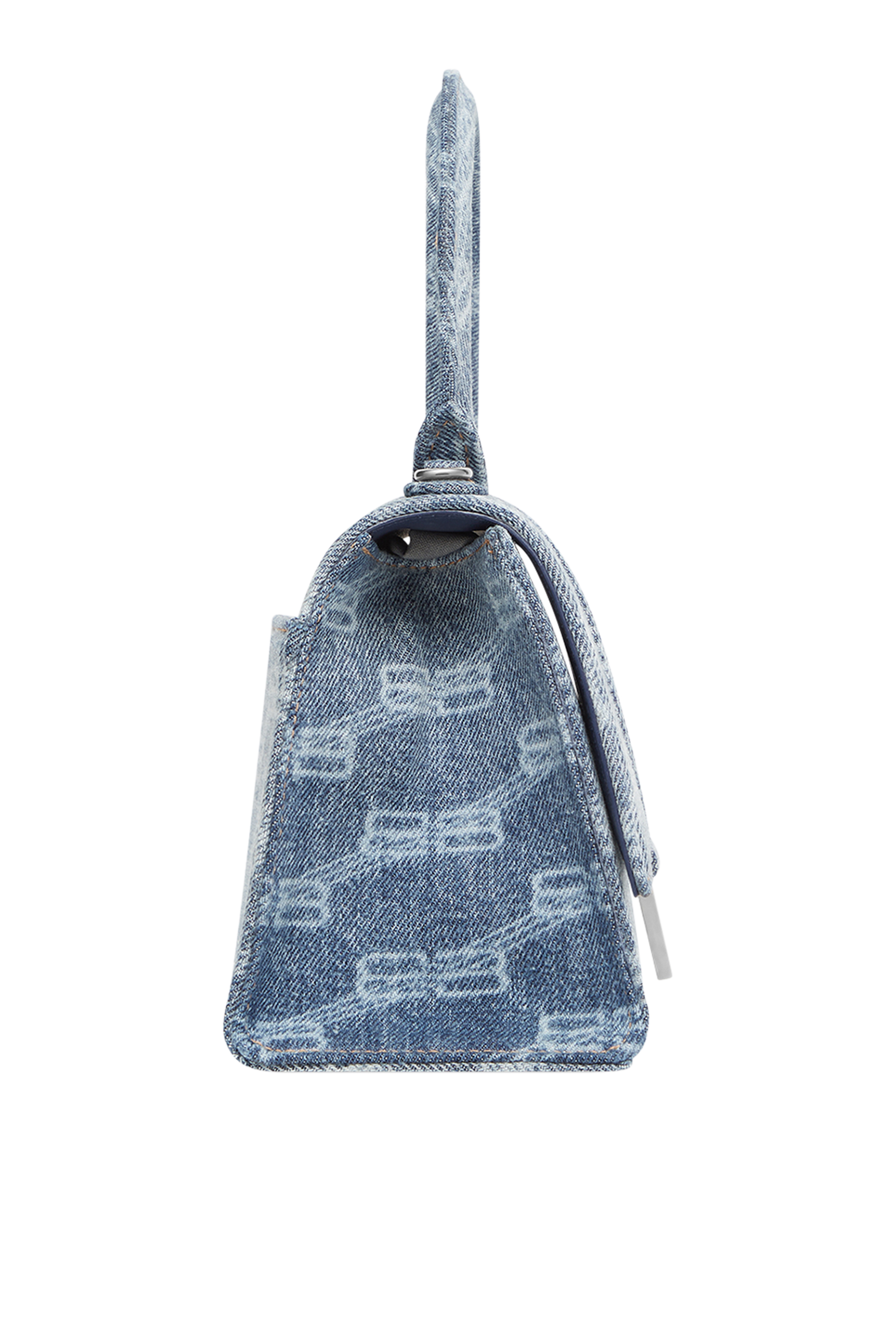 حقيبة يد اورجلاس صغيرة بشعار حروف الماركة