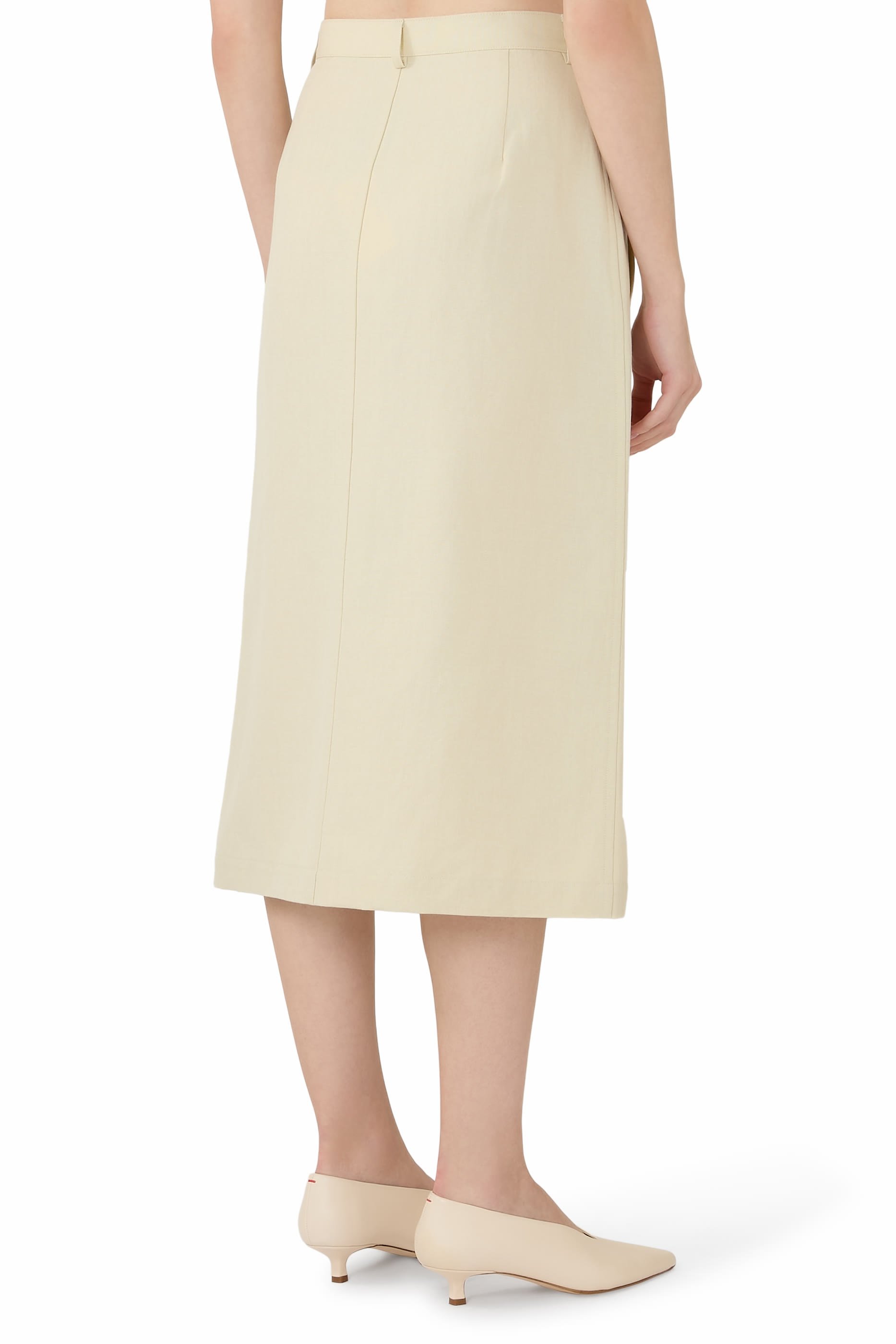 Wool Cotton Linen Ox Skirt