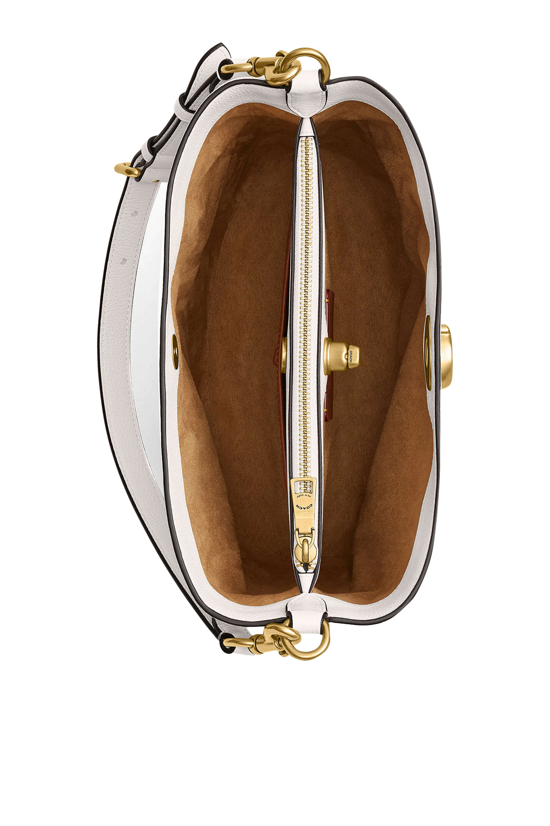 حقيبة باكيت ويلو جلد لامع