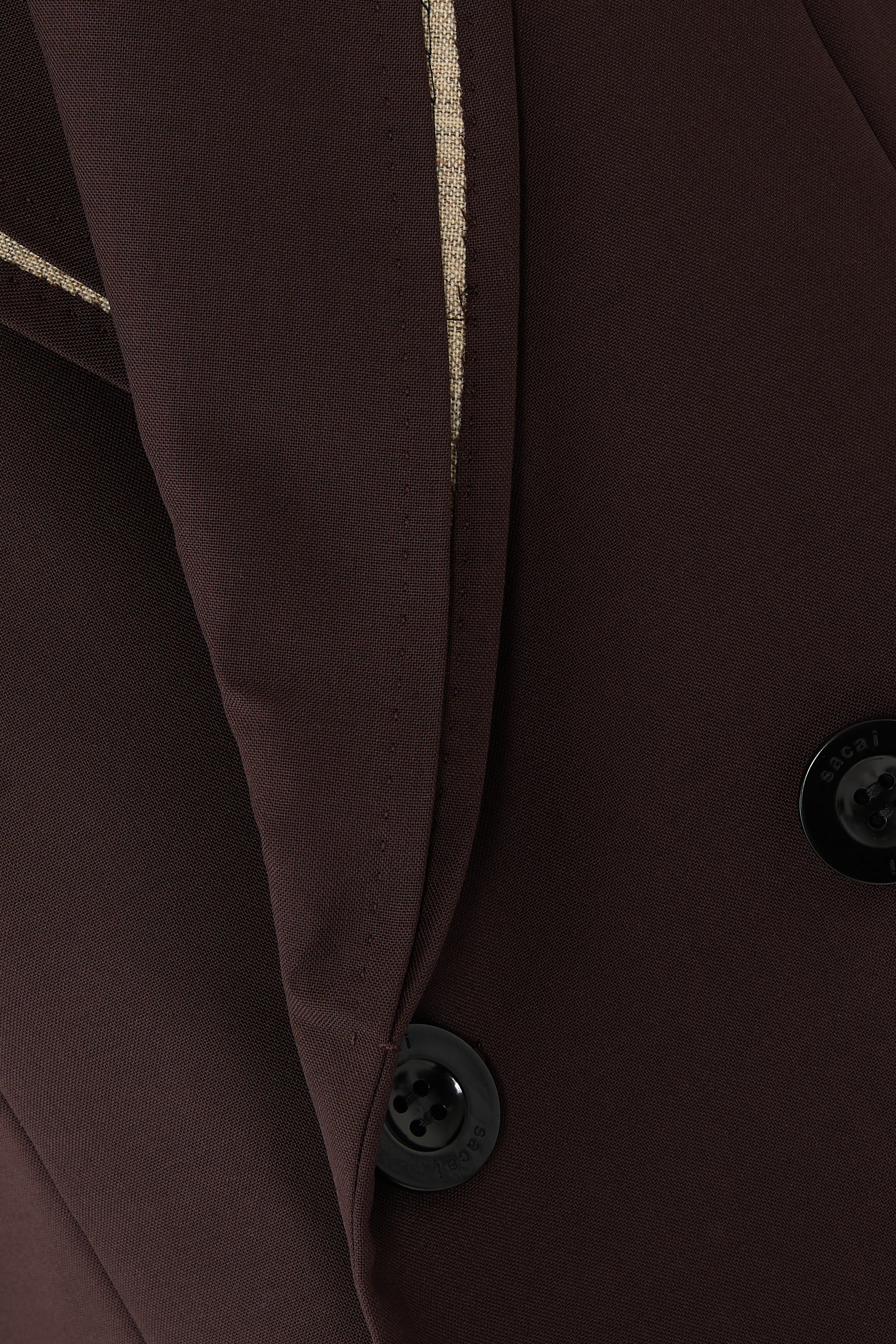 Double-Breasted Front-Flap Pocket Sleeveless Blazer