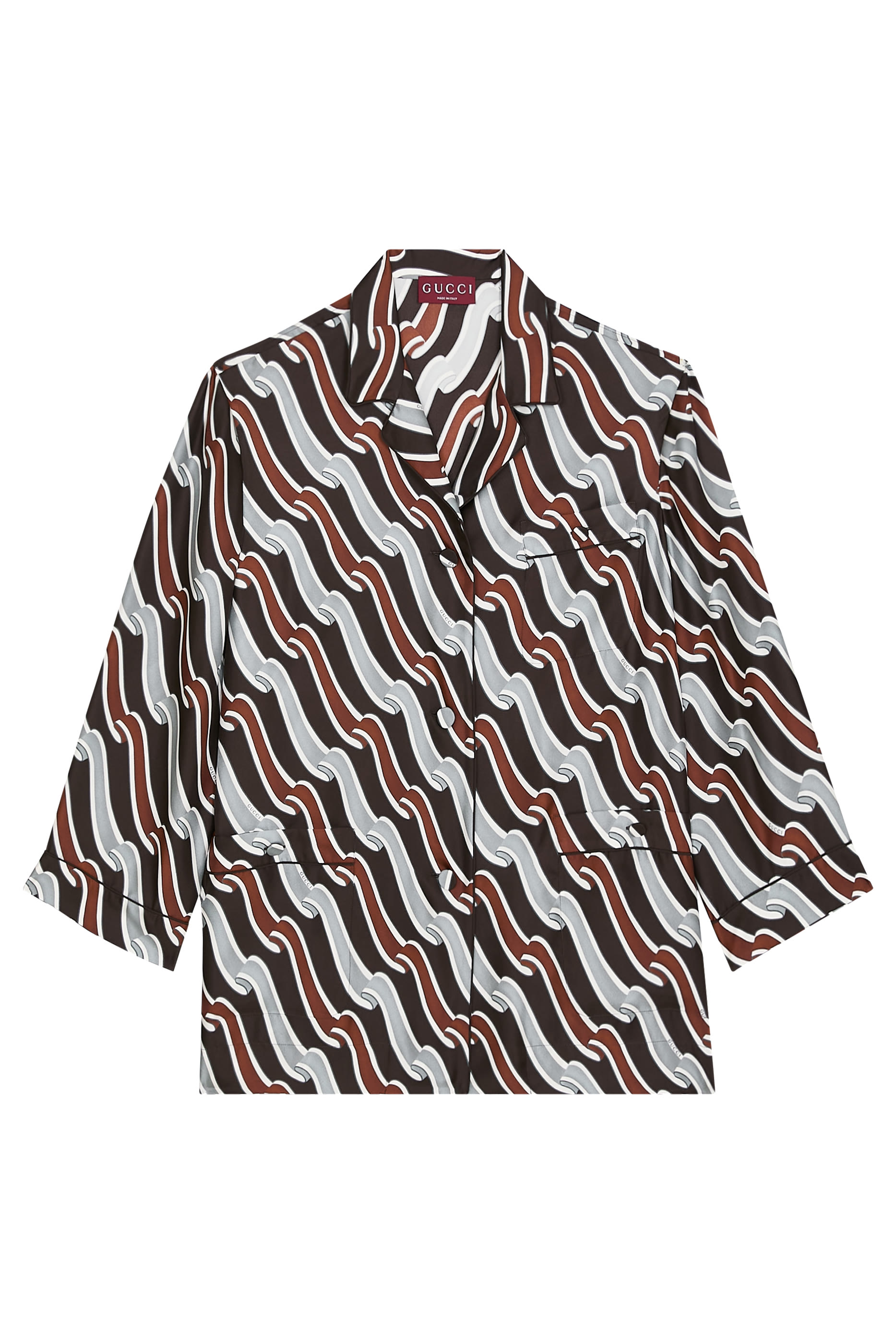 قميص مزين بنقشة