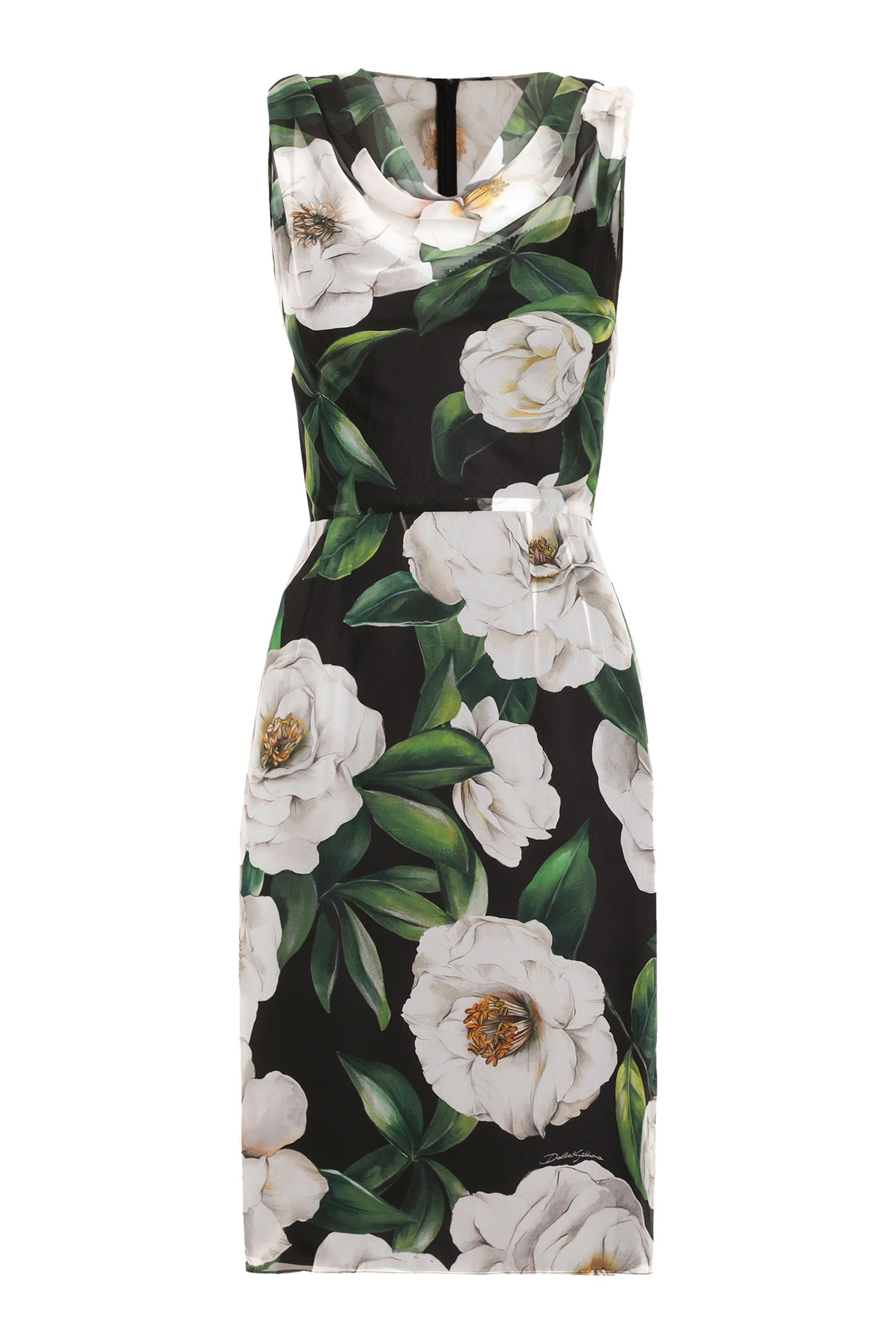 فستان بطبعات غاردينيا