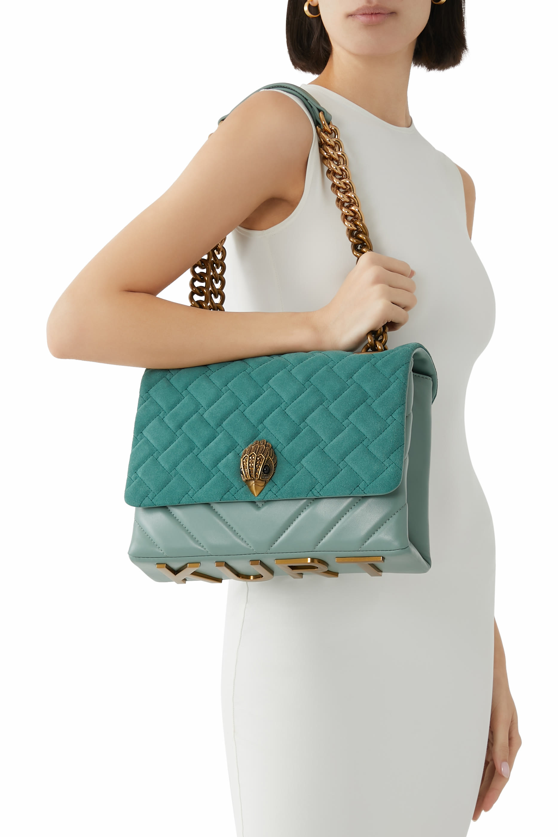 حقيبة كتف كنسنغتون جلد كبيرة