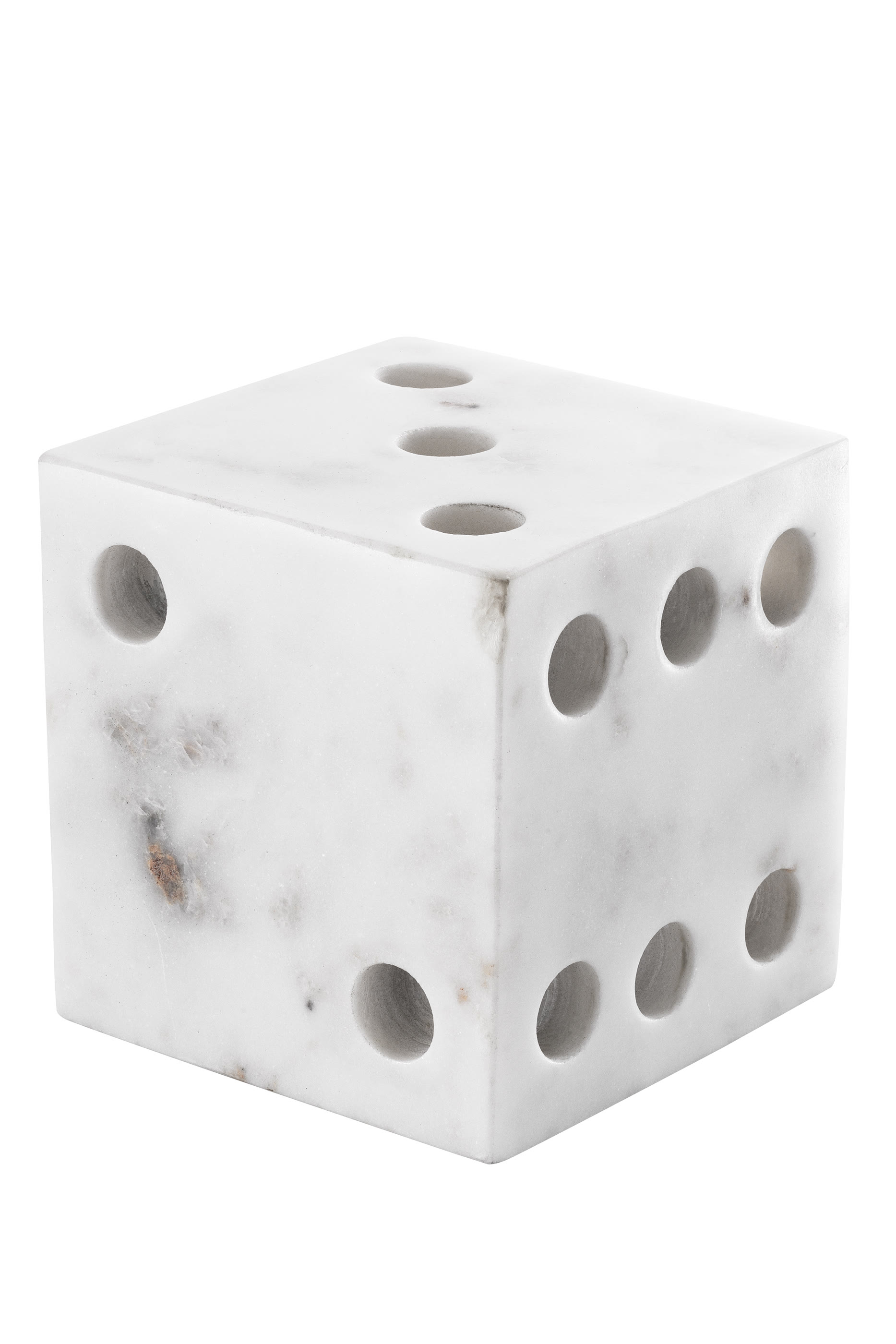 طقم قطعة ديكور للمكتب بتصميم نرد فيزا قطعتين