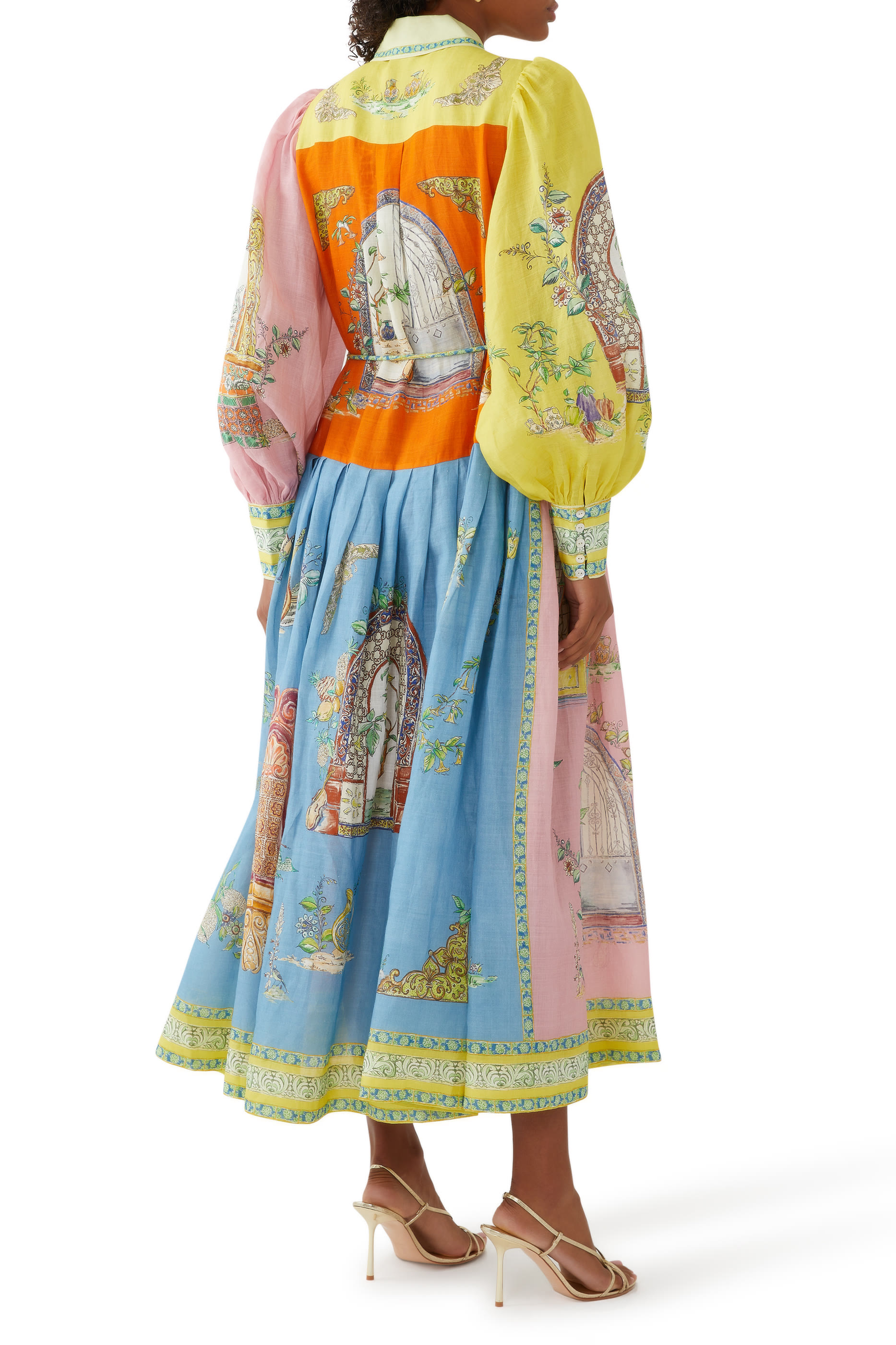 فستان بتصميم قميص مونتي