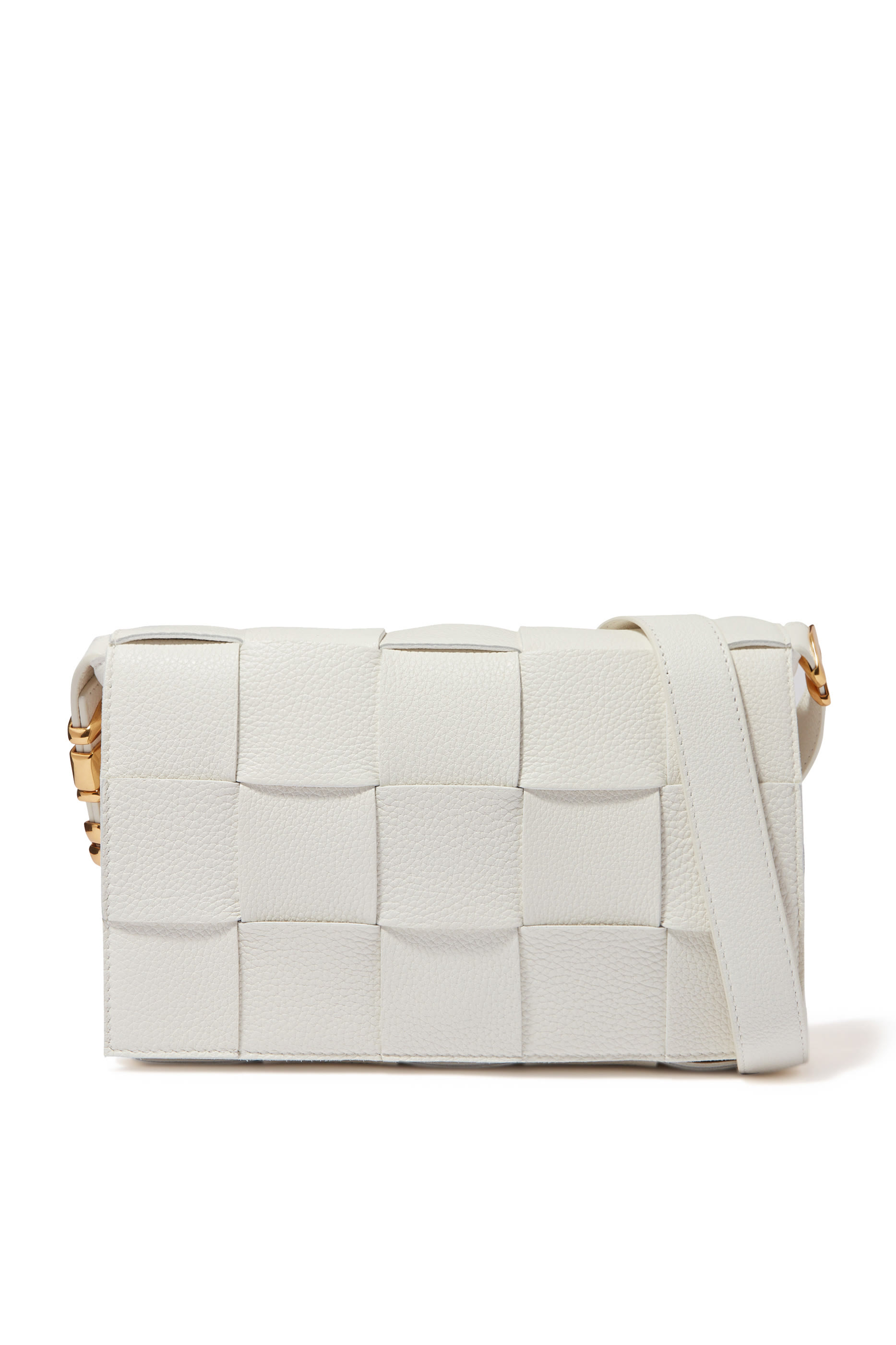 حقيبة كروس بودي كاسيت بتصميم مجدول