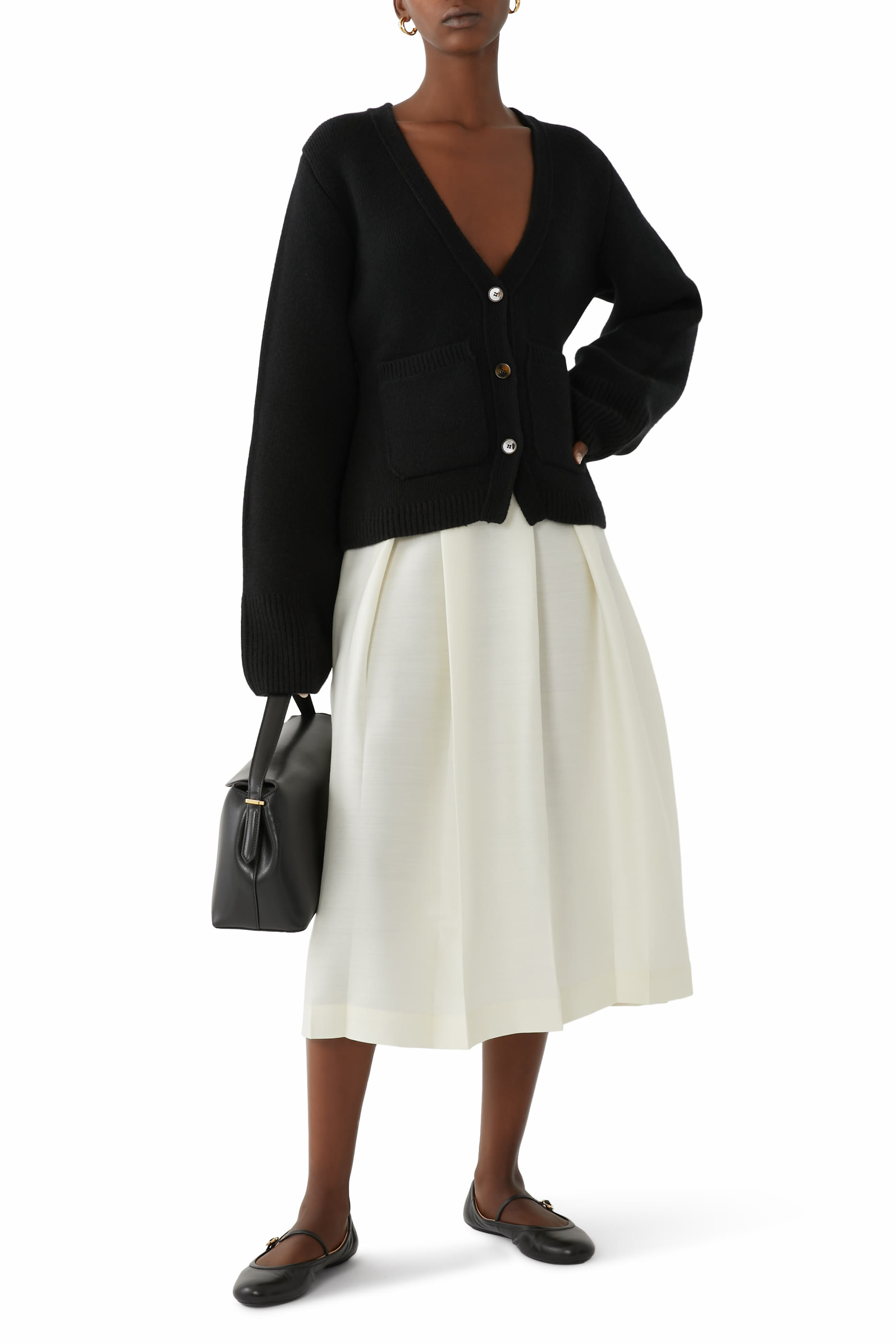 تنورة توين فلاور حرير وصوف