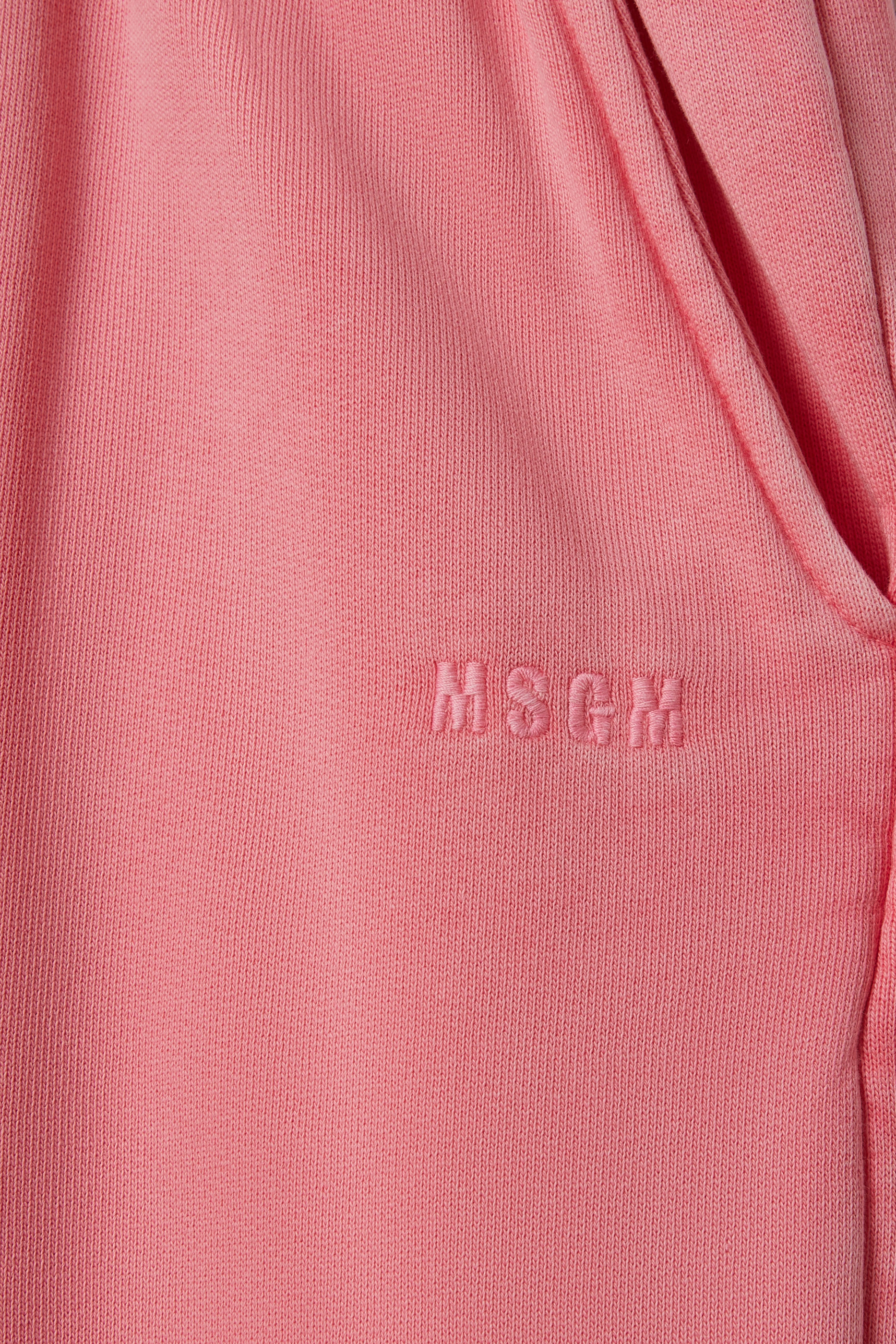 بنطال رياضي بقصة ساق واسعة بشعار الماركة للأطفال