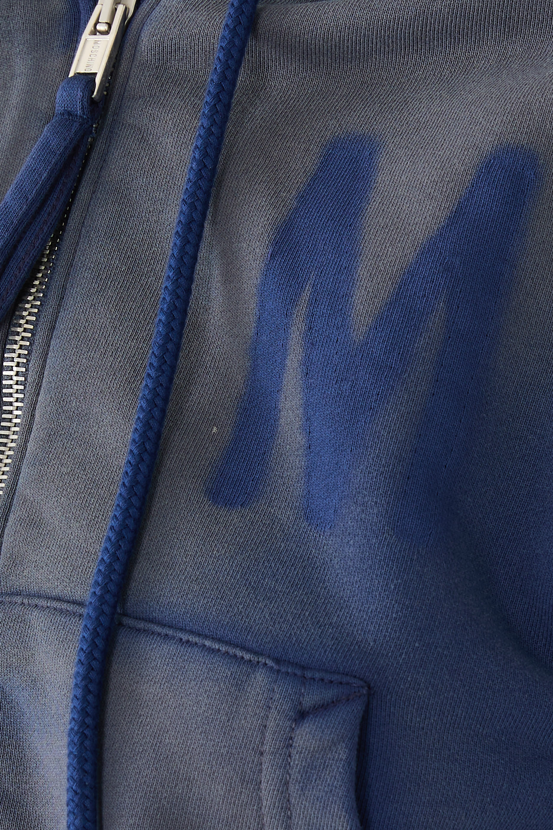 سويت شيرت بقصة قصيرة ونقشة قطن عضوي