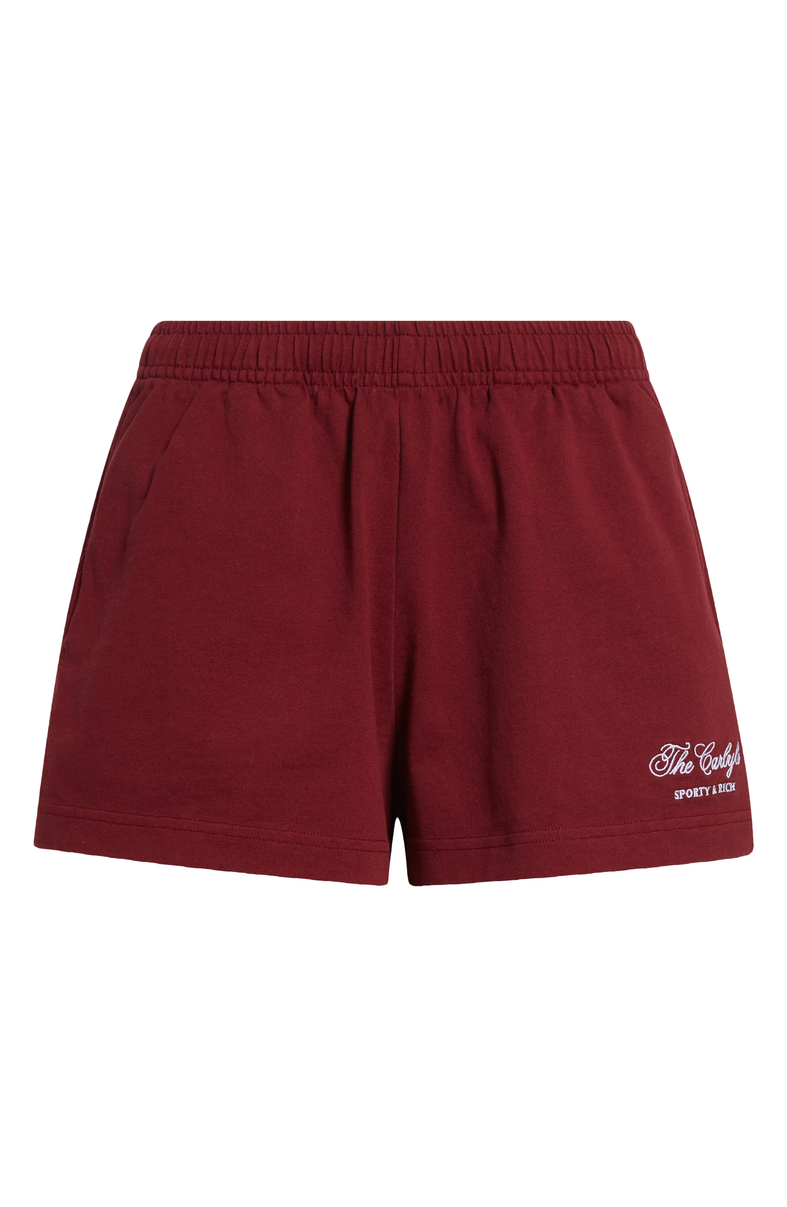 شورت ديسكو مطرز بشعار الماركة