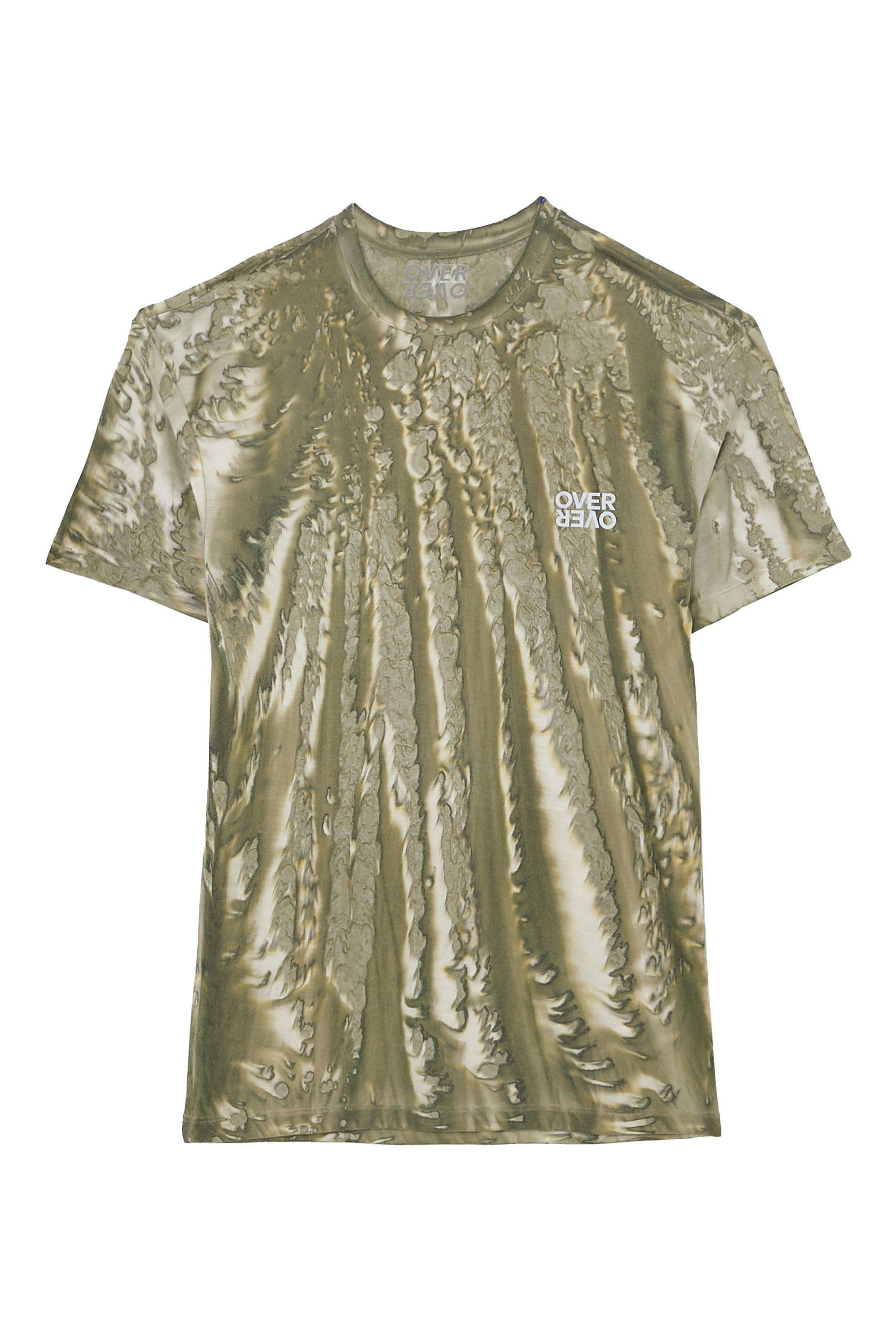 تيشيرت إيزي قماش كولاجين بصبغة بارزة الملمس