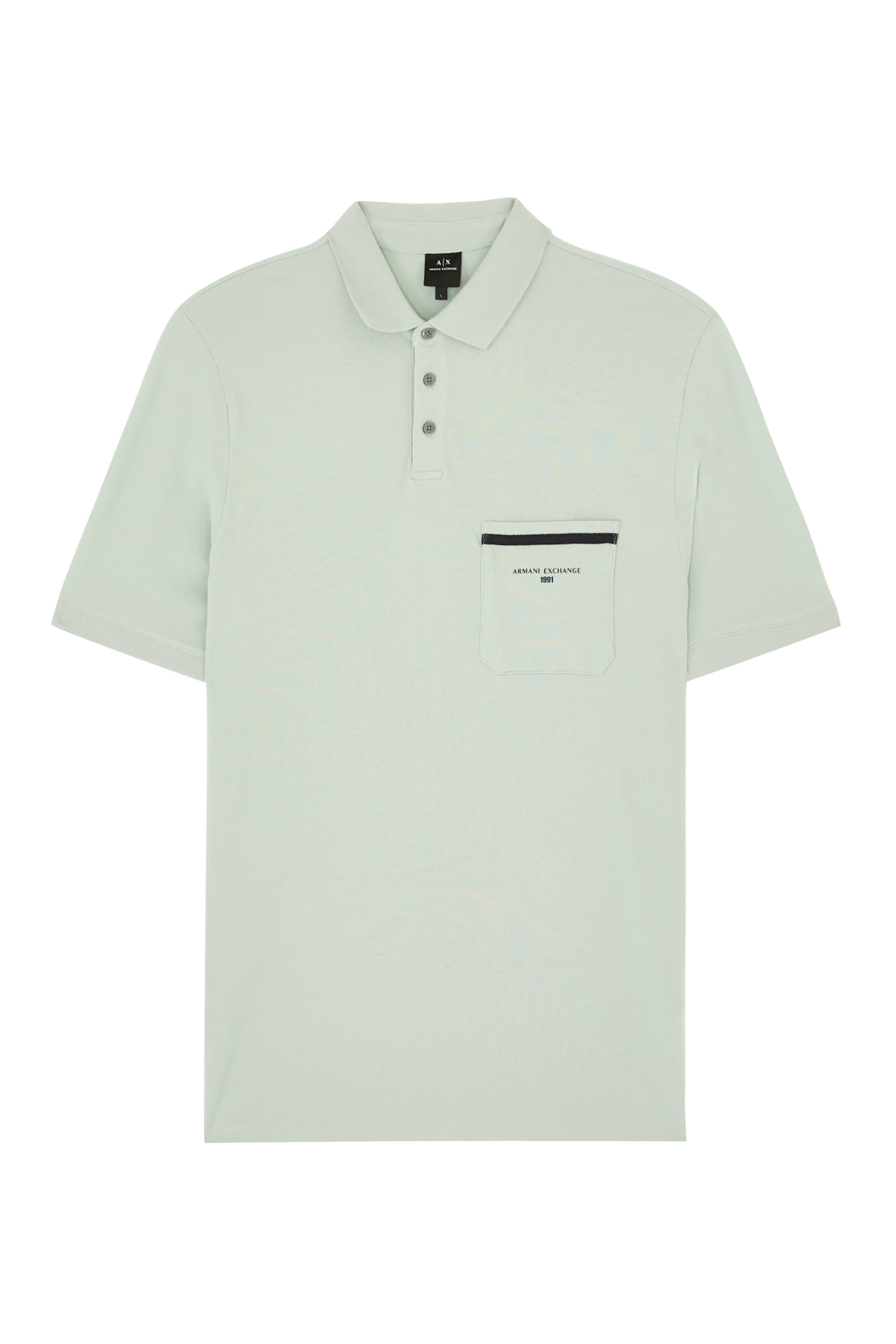 قميص بولو مارينا بجيب جانبي وشعار الماركة 