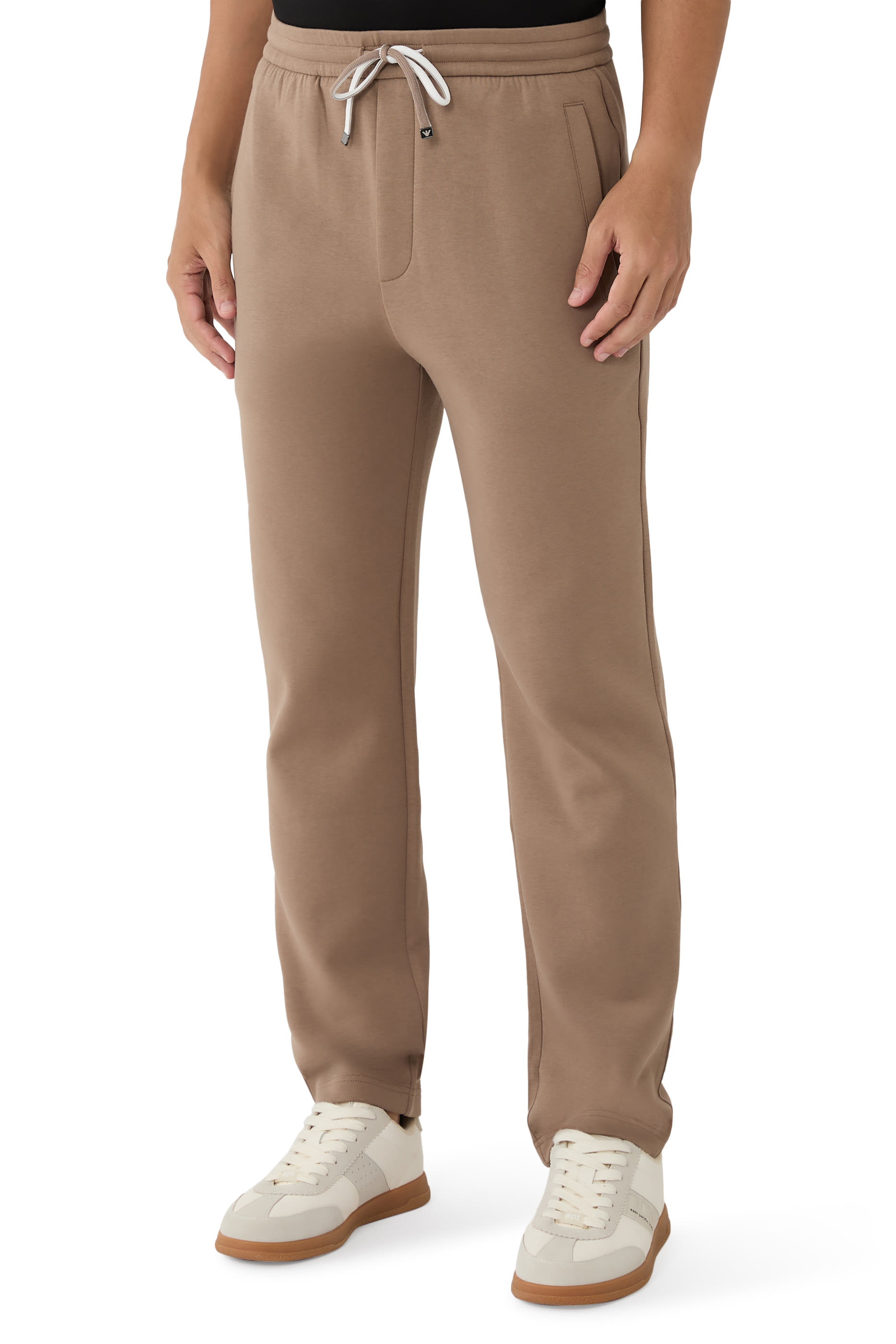 بنطال رياضي بشعار الماركة بحجم صغير جيرسيه مزدوج