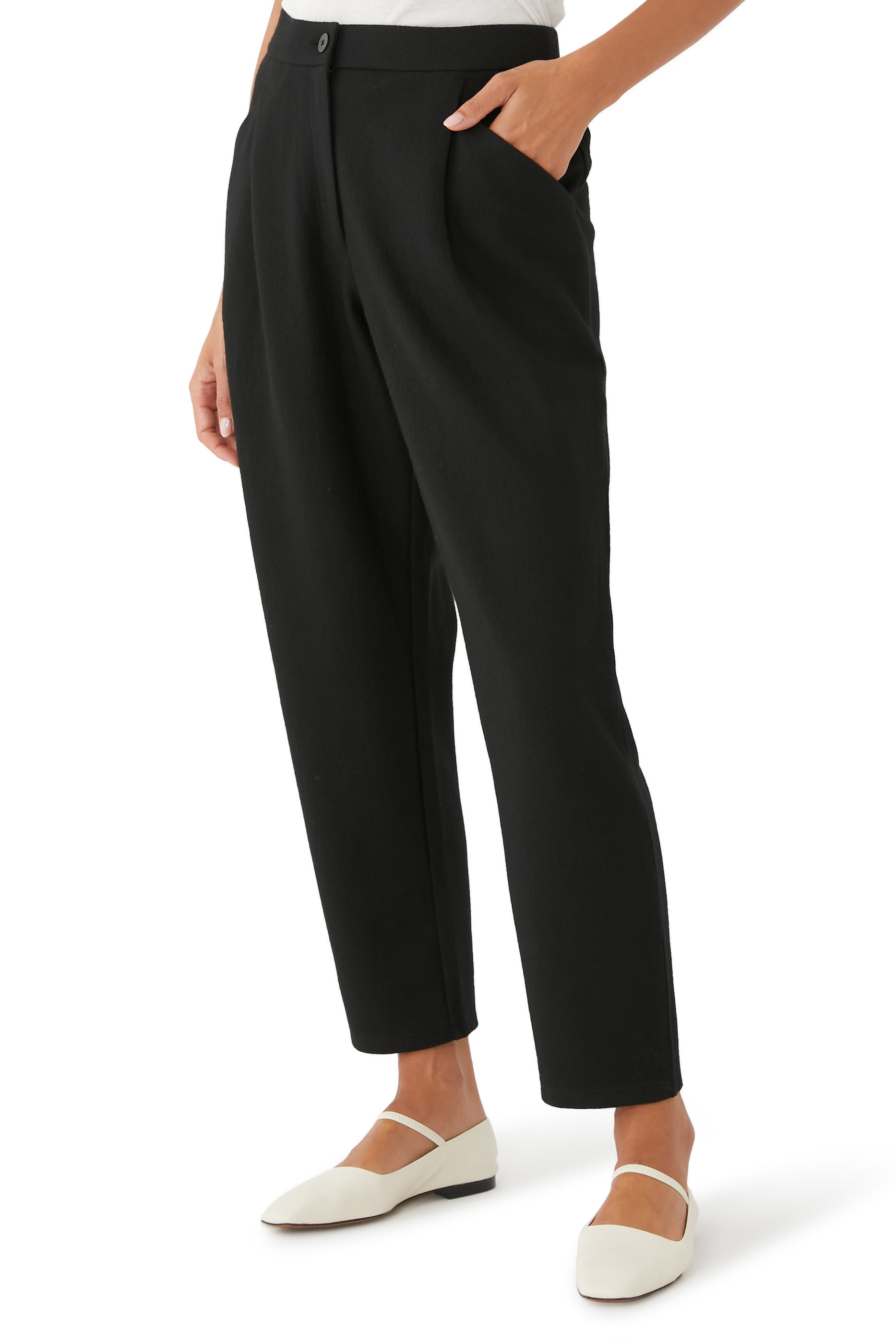 بنطال كاروت جيرسيه صوف بارز الملمس