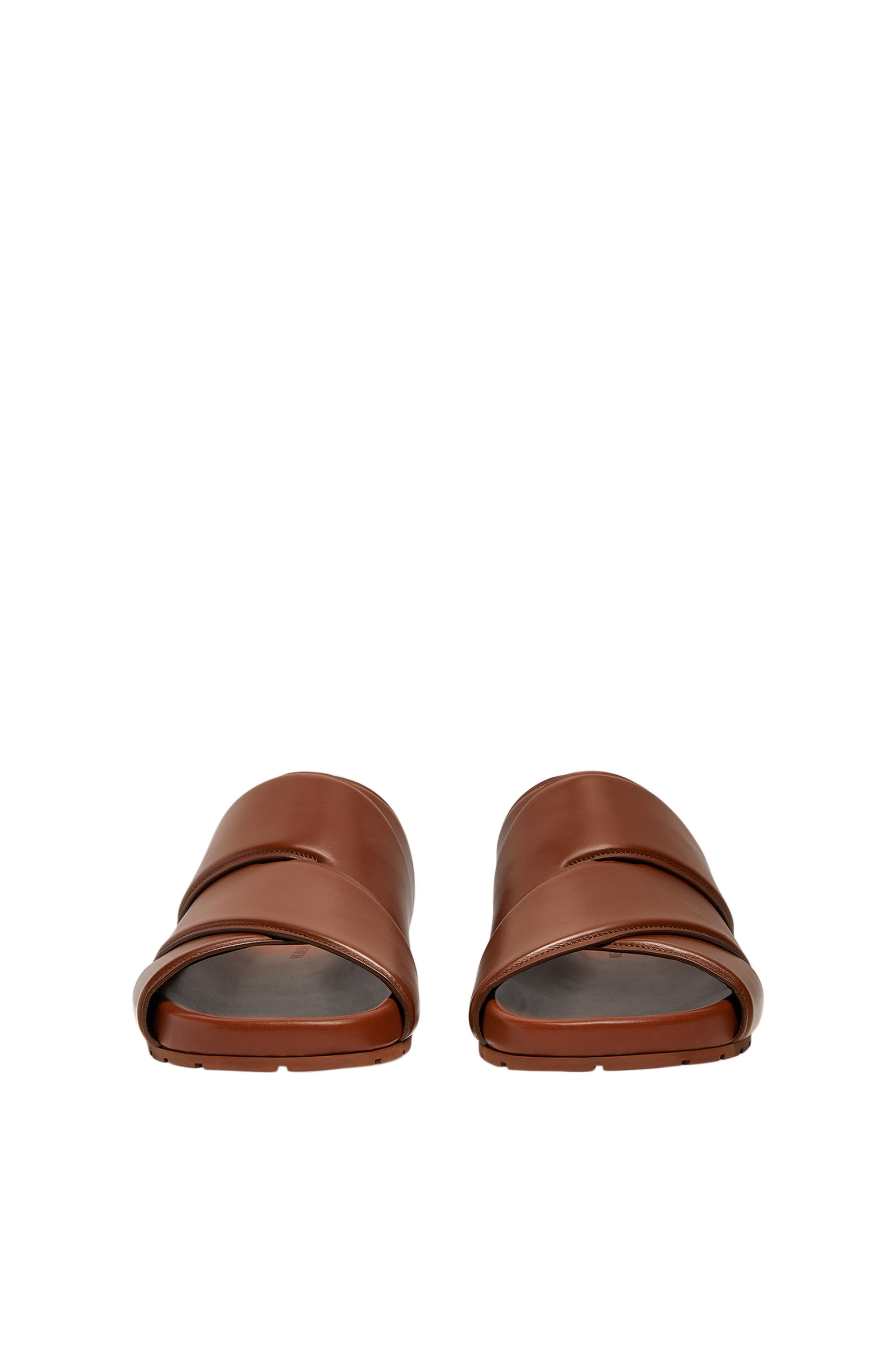 Bridge Leather Mule Sandals