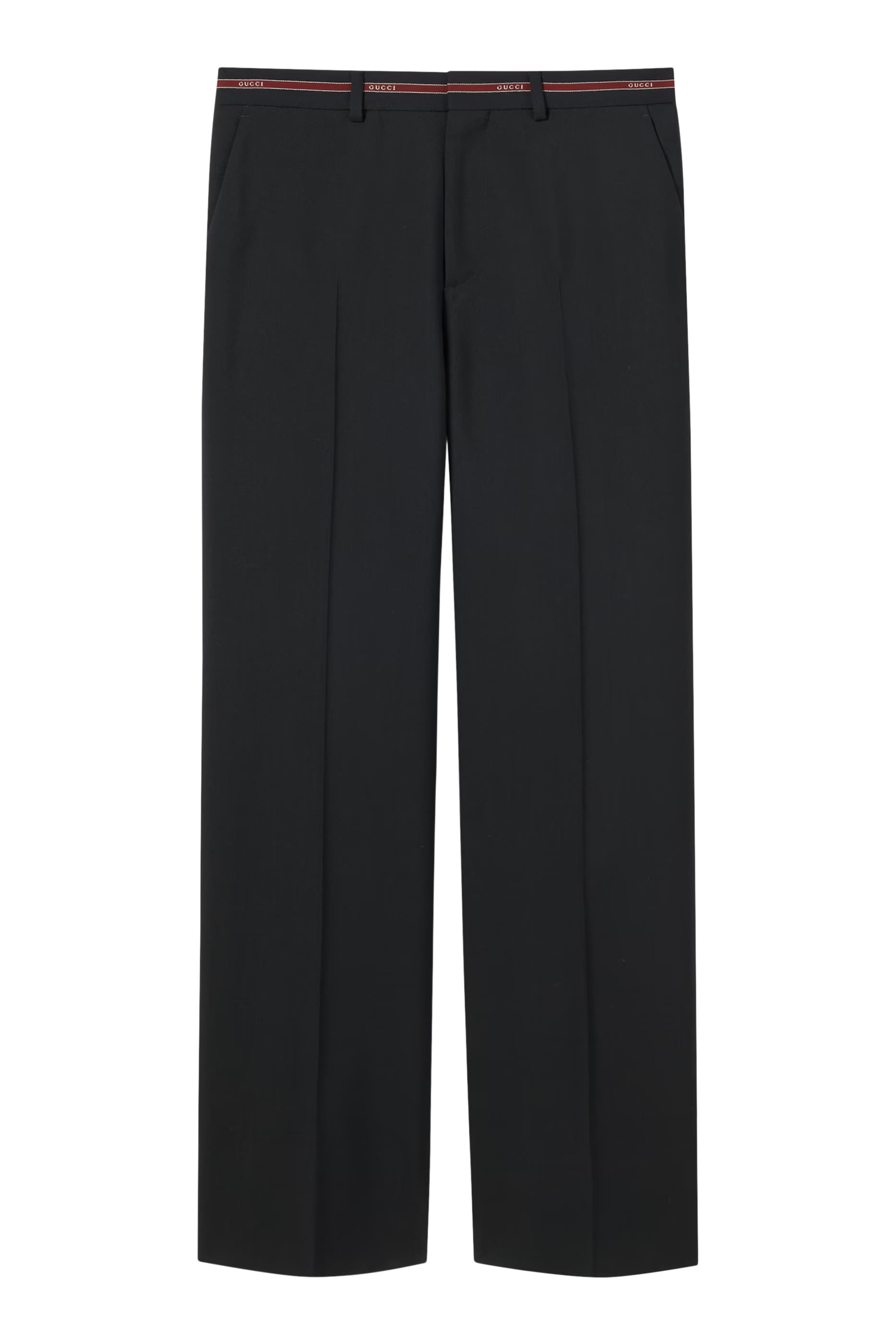 بنطال سيلفدج بتفاصيل شعار الماركة صوف