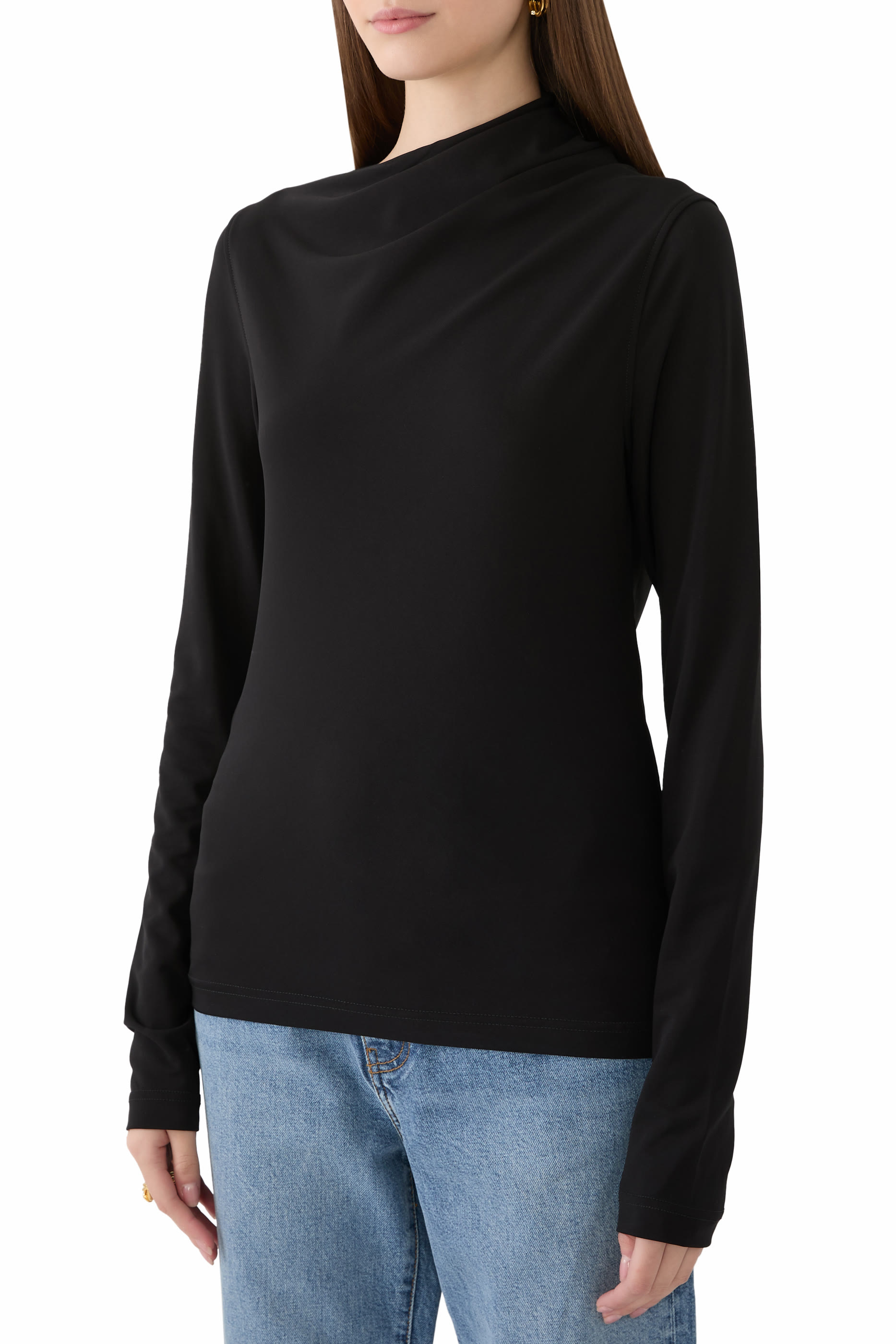 بلوزة درابيه جيرسيه