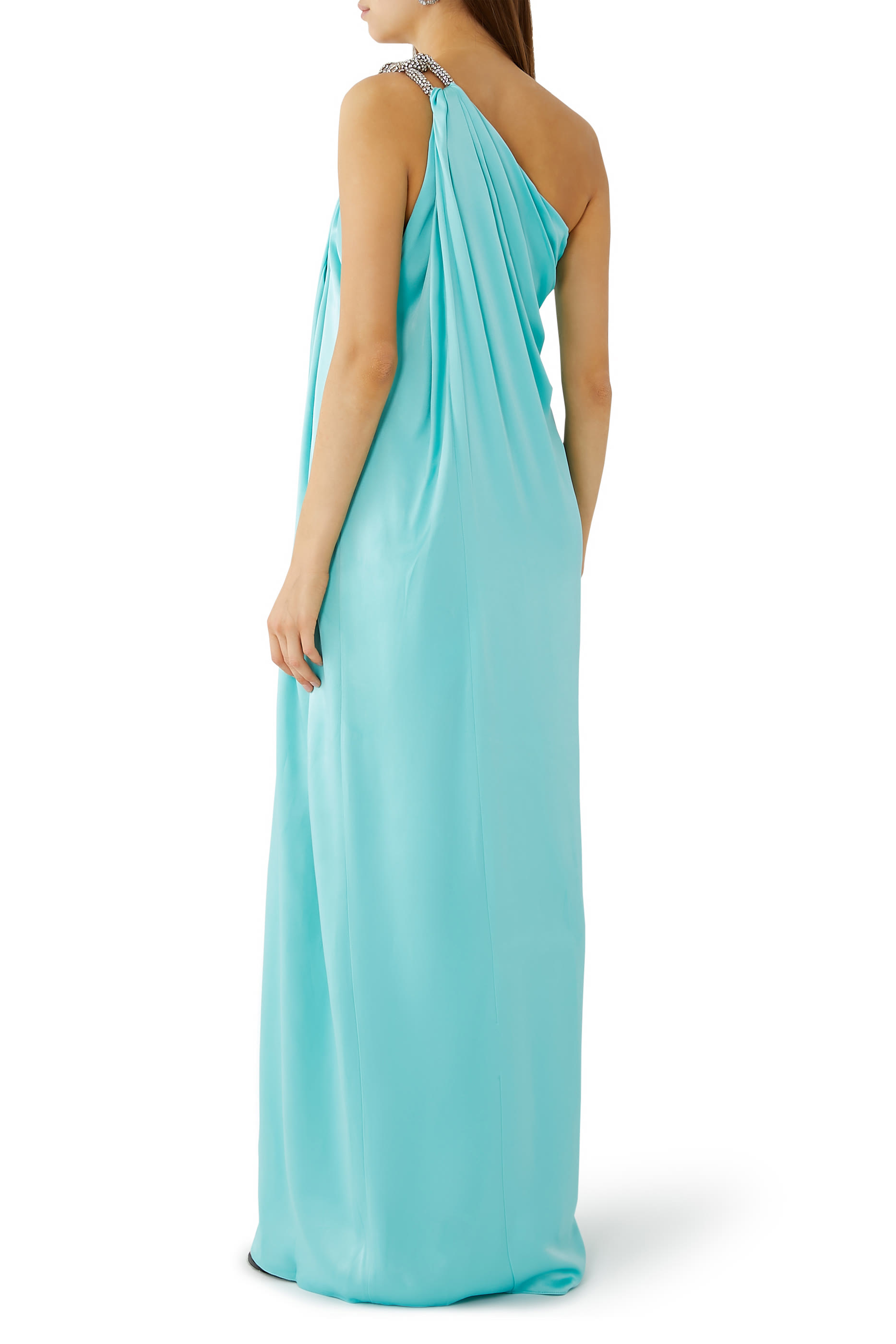 فستان سهرة فالابيلا بحلقات سلسلة مرصعة بالماس