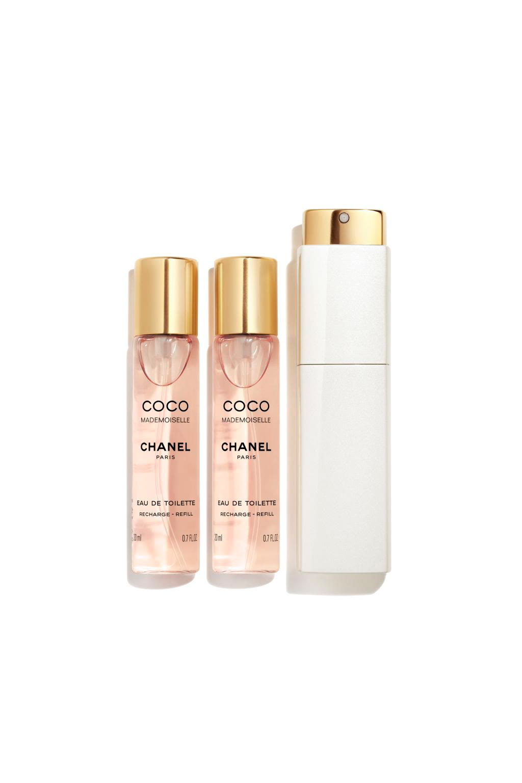 بخاخ برأس دوّار لماء التواليت COCO MADEMOISELLE TWIST AND SPRAY Eau de Toilette rechargeable