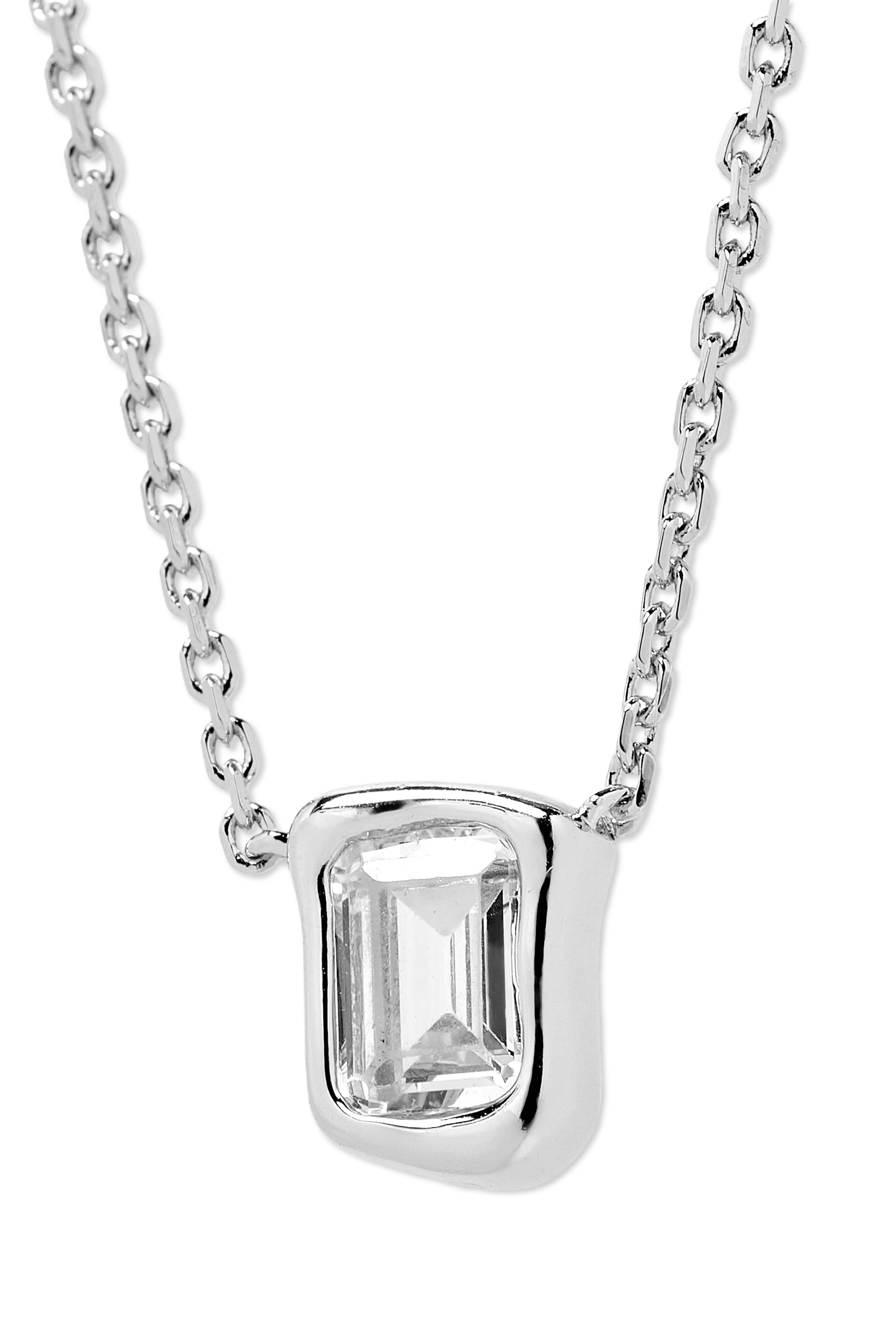 قلادة مولتن بدلاية مرصعة بحجر زجاجي