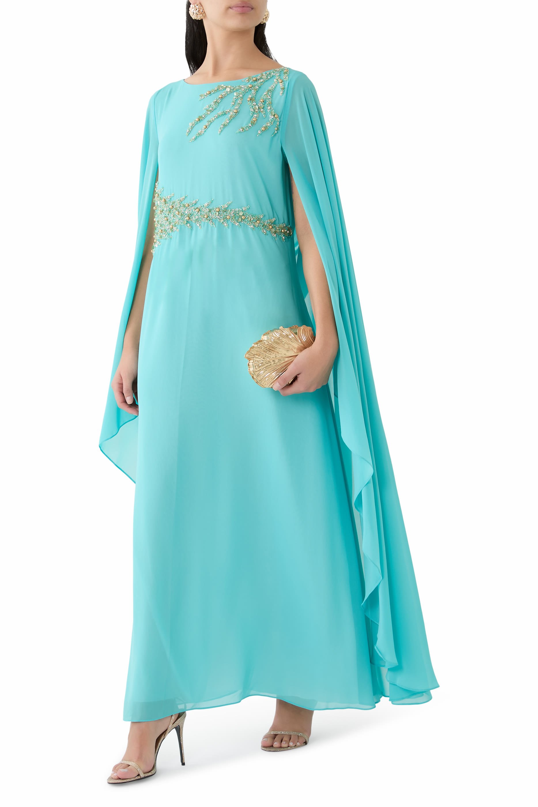 فستان كورالين بياقة قارب