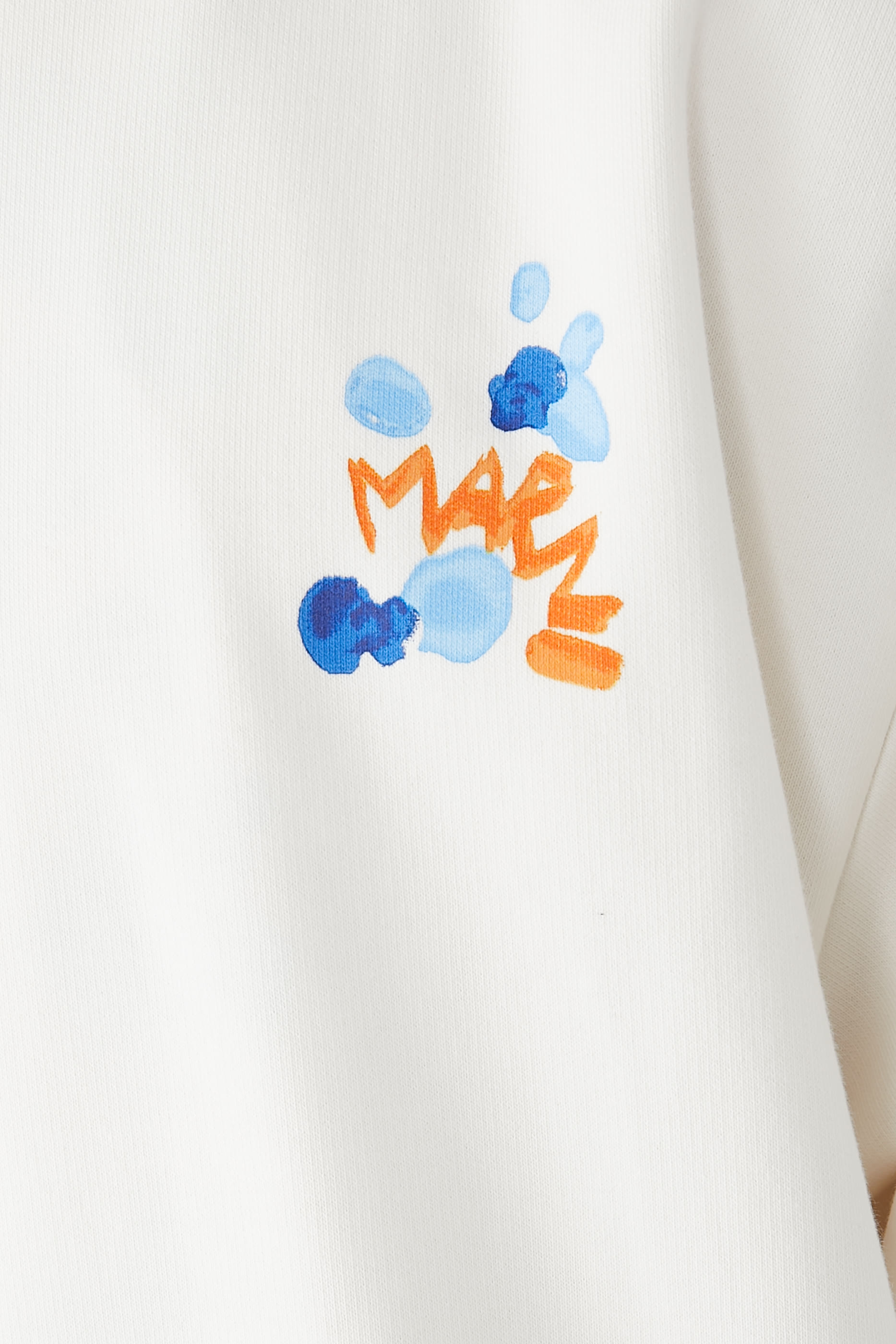 هودي قطن بطبعات شعار الماركة