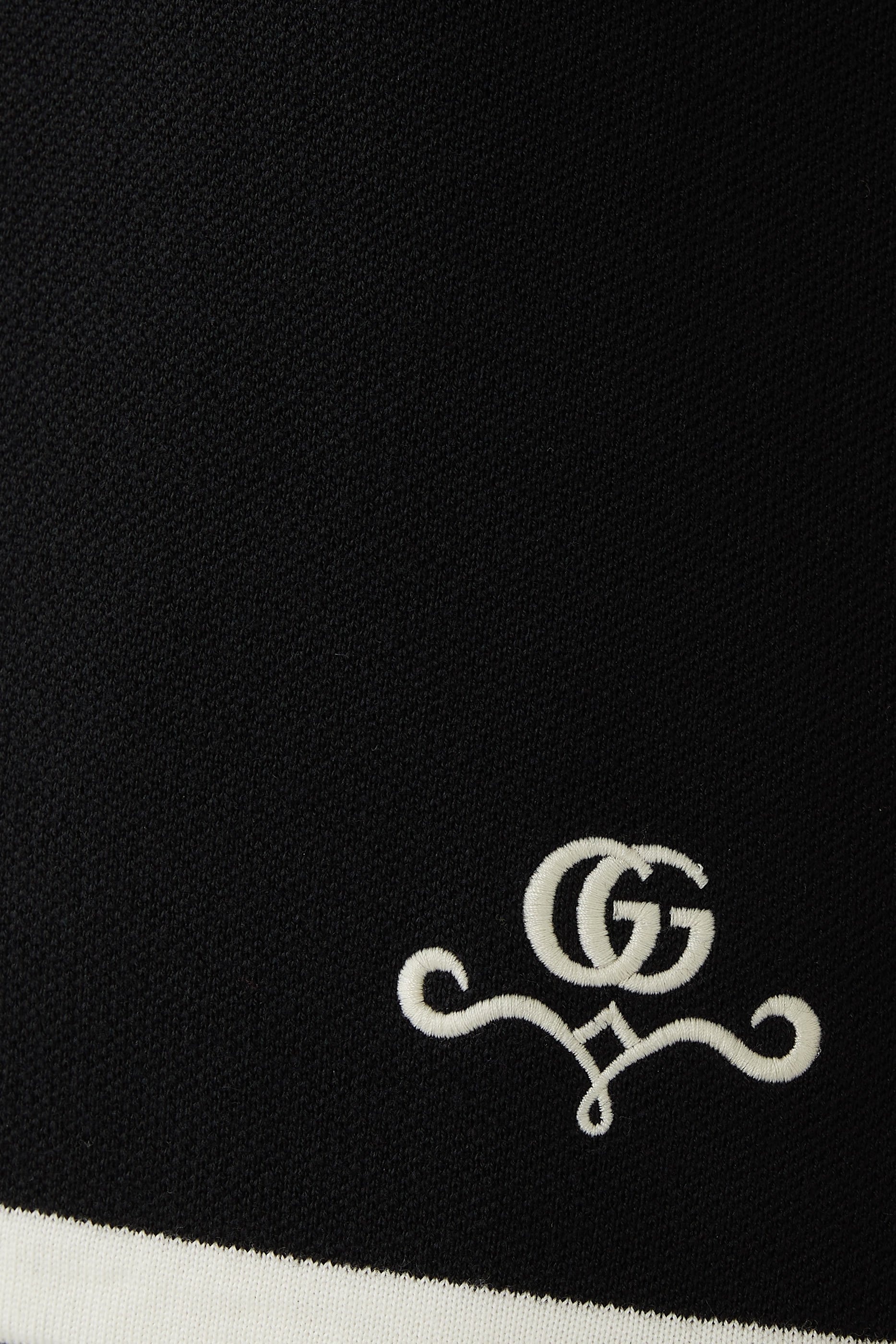 Wool GG Piquet Jacquard Top