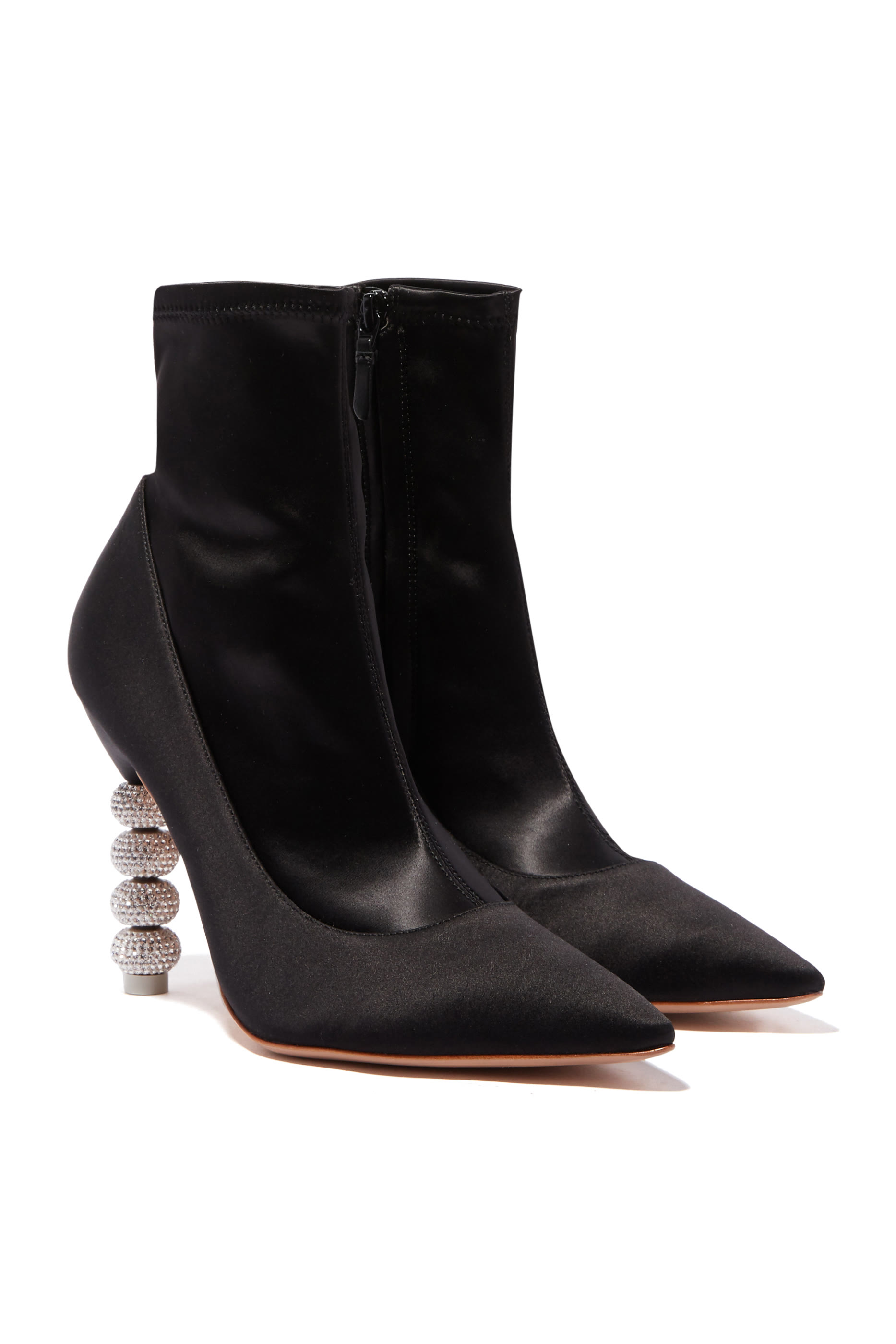 حذاء بوت جامبو كوكو مرصع بالكريستال