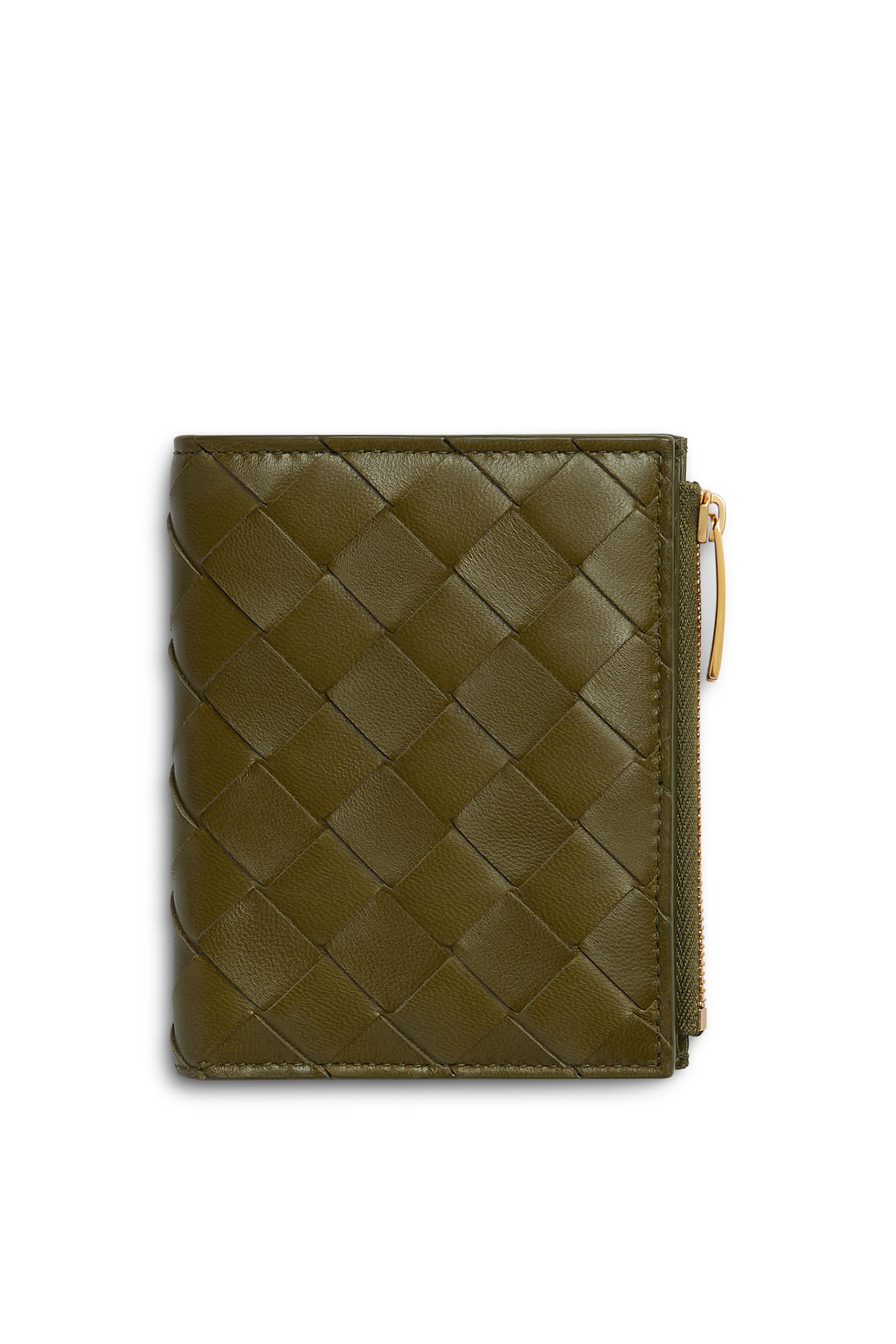 محفظة صغيرة بتصميم مجدول ثنائي الطي